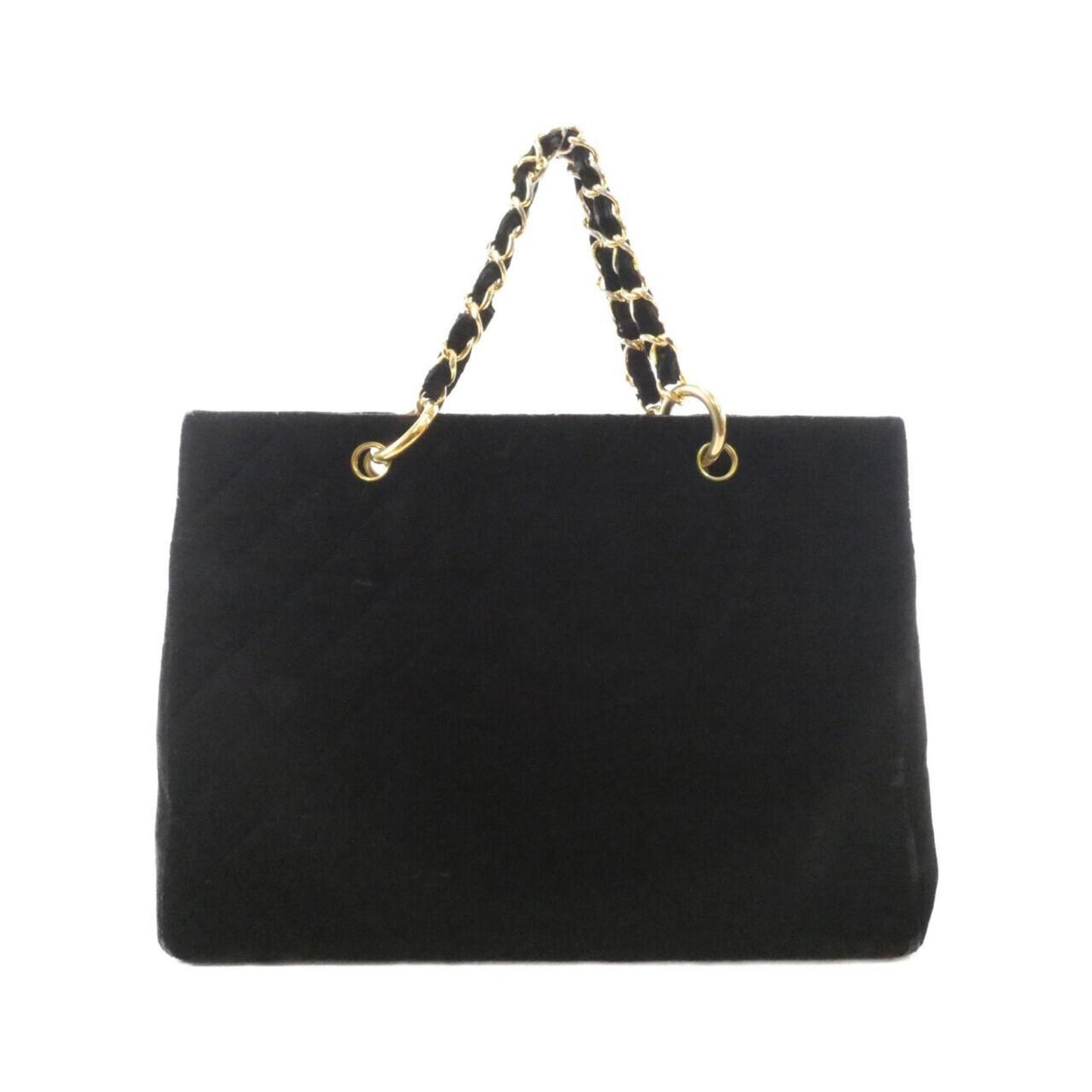 Chanel Black Velvet Handbag (Pre-Owned)