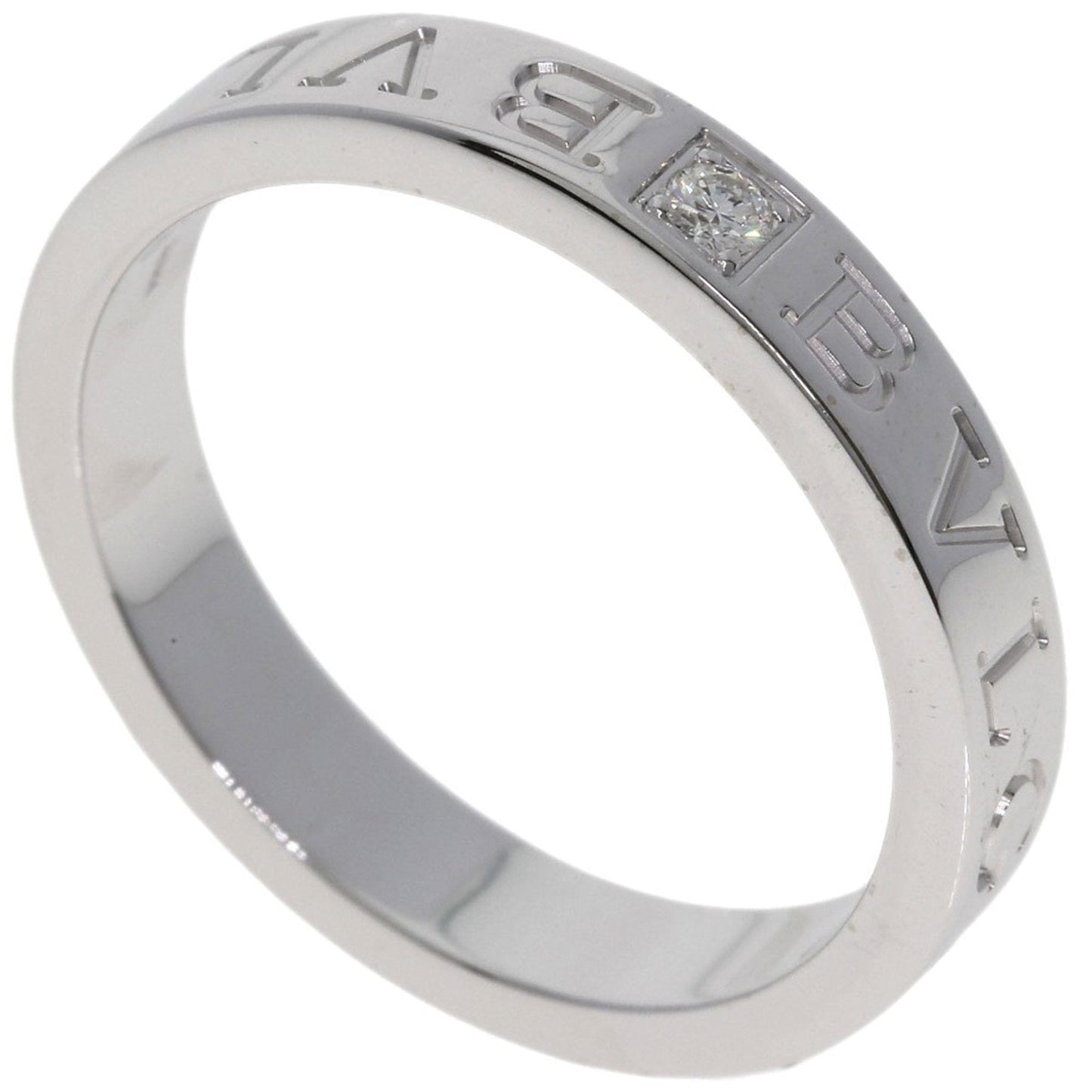 Bvlgari White Gold White Gold (18K) Band Ring (Pre-Owned)