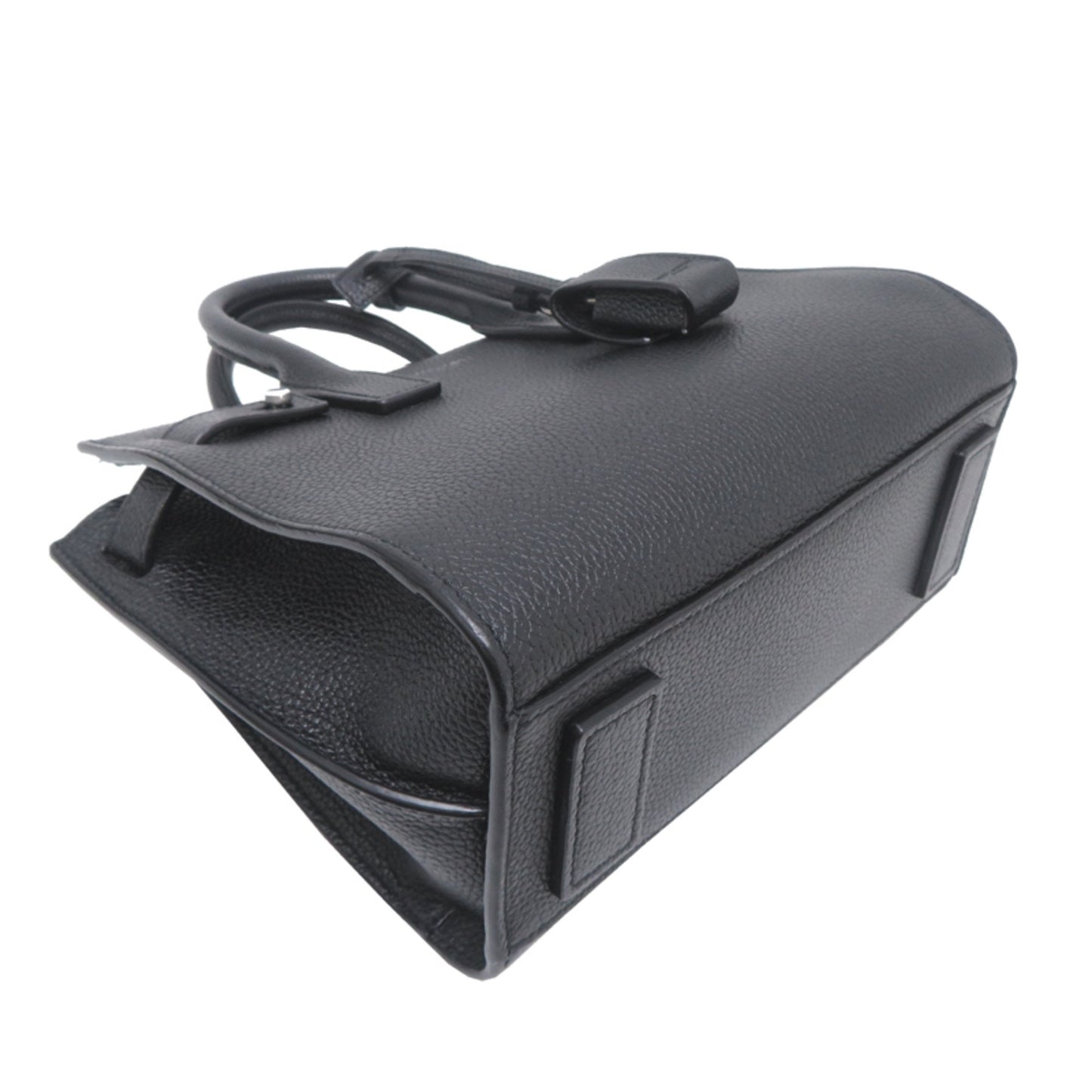 Saint Laurent Black Leather Handbag (Pre-Owned)