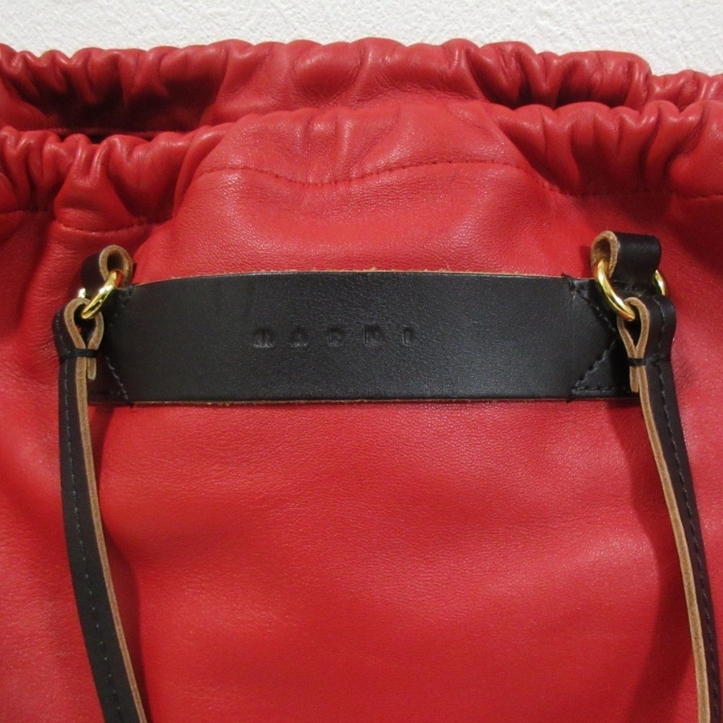 Marni Black Blue Red Color Backpack (Pre-Owned)