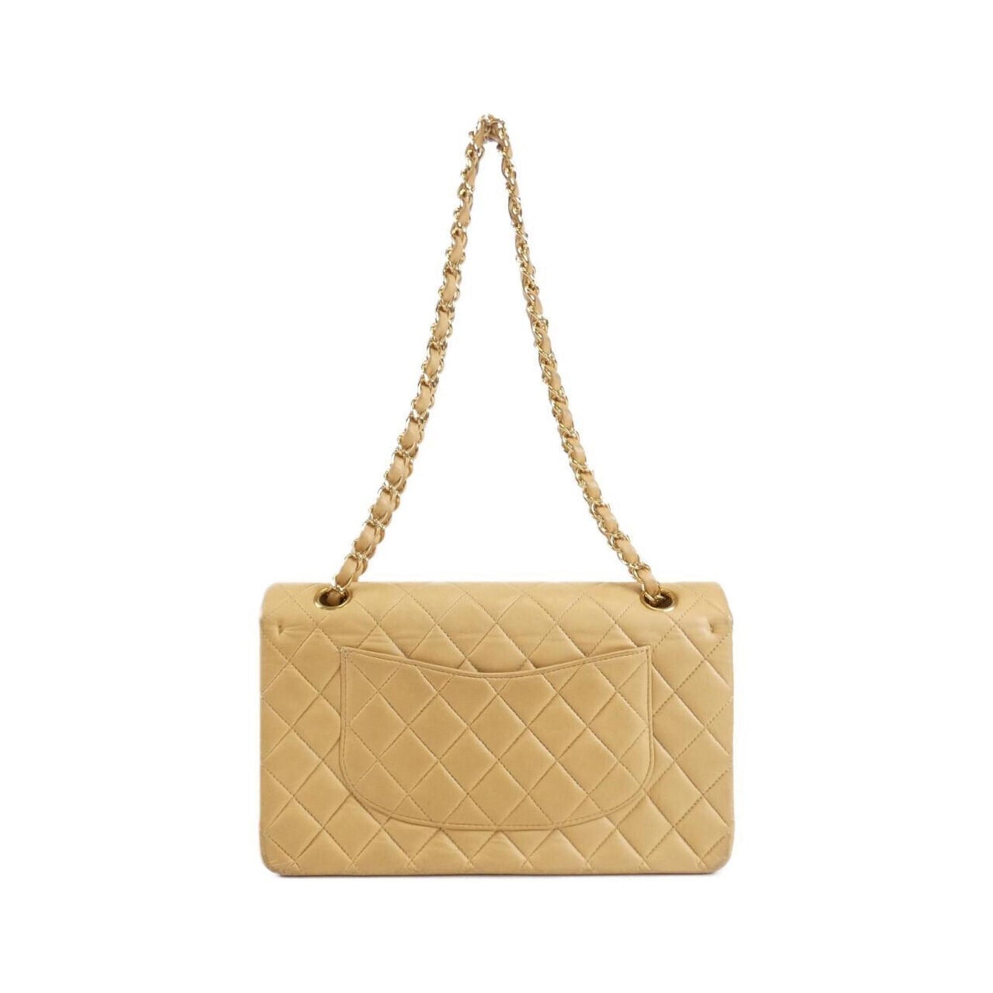 Chanel Beige Leather Shoulder Bag (Pre-Owned)