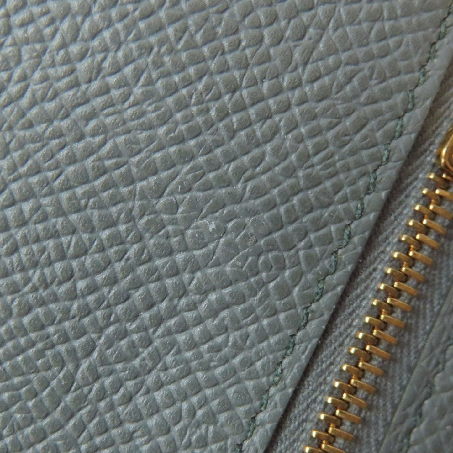 Hermes Gray Epsom Leather Wallet (Bi-Fold) (Pre-Owned)
