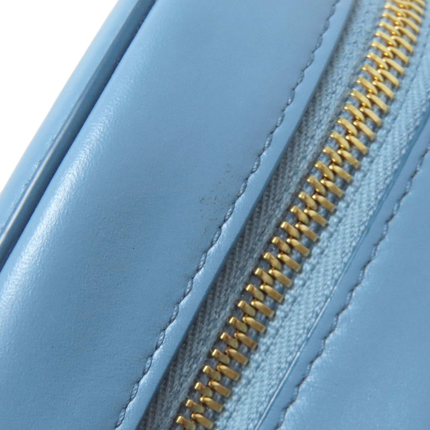 Celine Blue Leather Shoulder Bag (Pre-Owned)