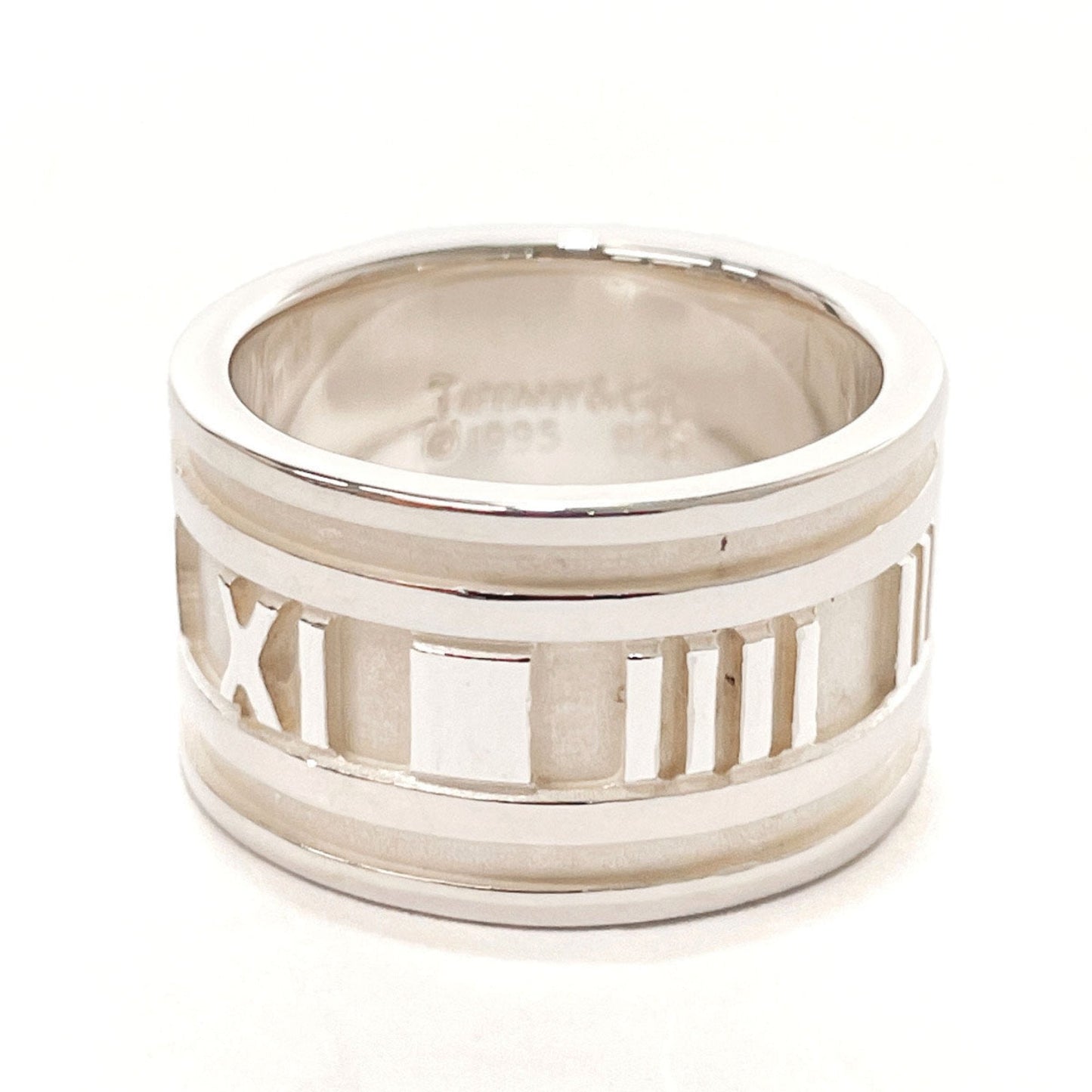 Tiffany Atlas Silver Silver 925 Band Ring (Pre-Owned)