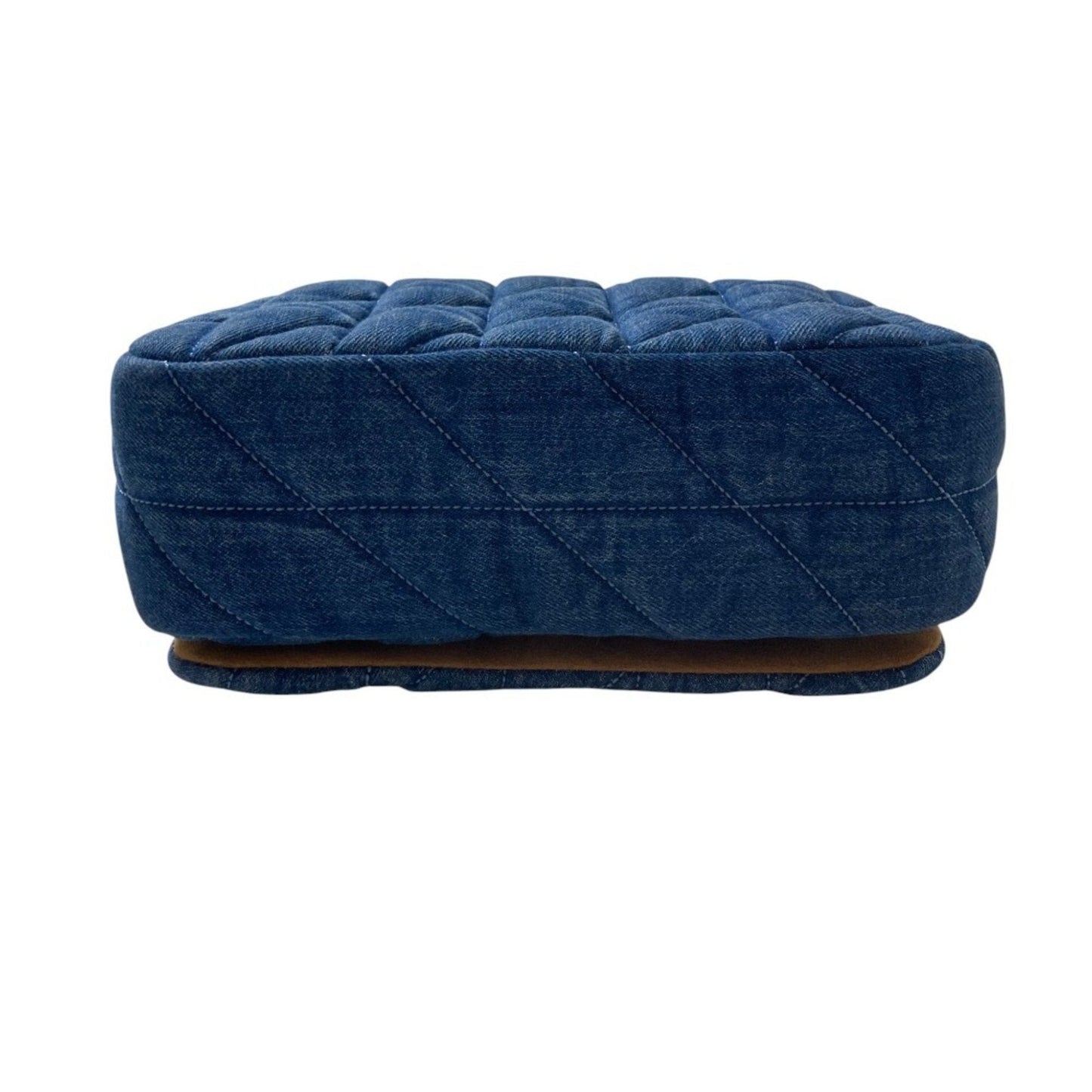 Coach Blue Quilting Shoulder Bag (Pre-Owned)