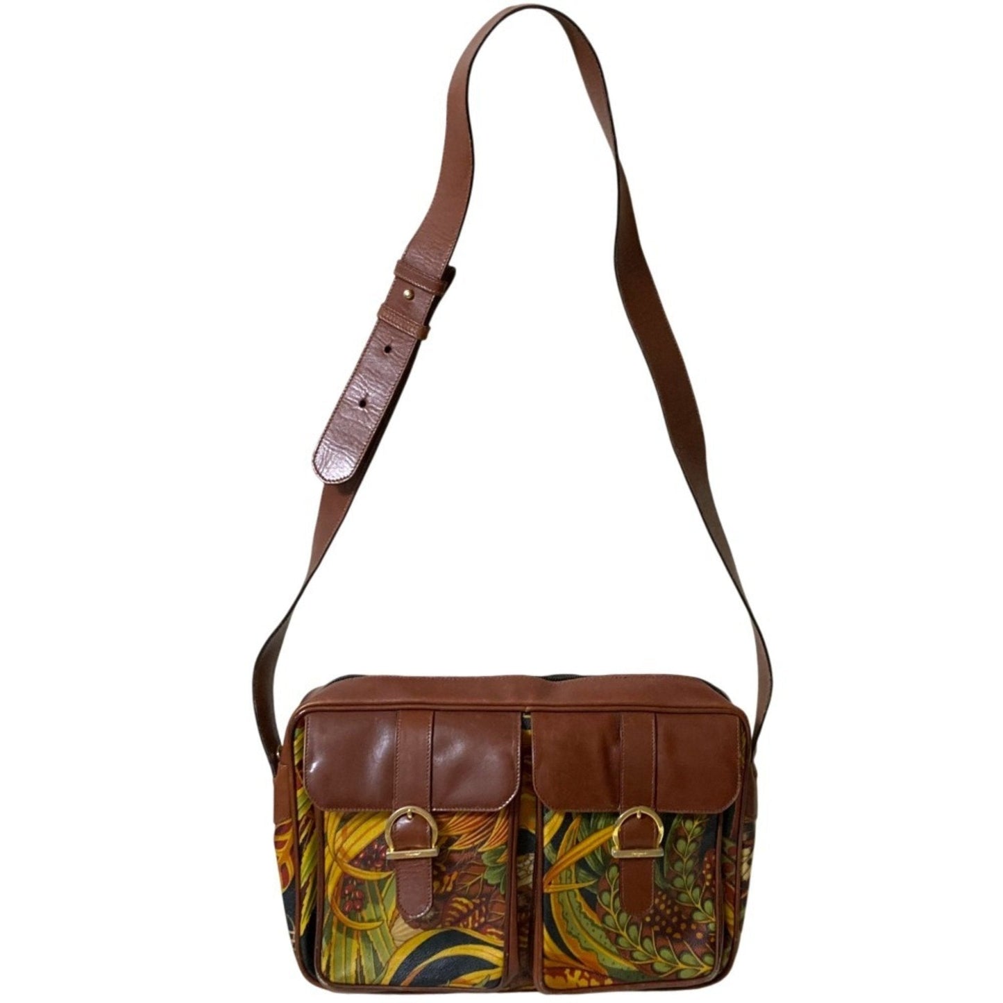 Salvatore Ferragamo Brown Shoulder Bag (Pre-Owned)