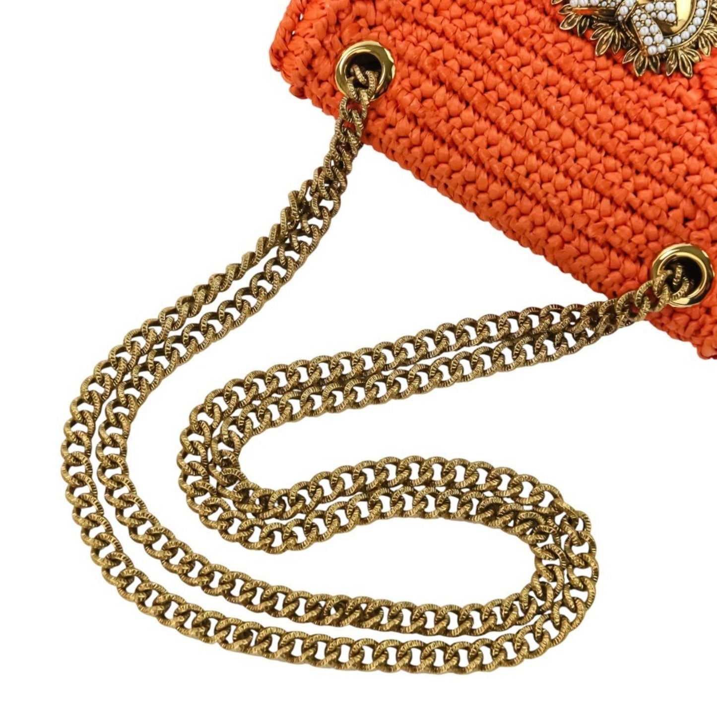 Dolce & Gabbana Orange Shoulder Bag (Pre-Owned)