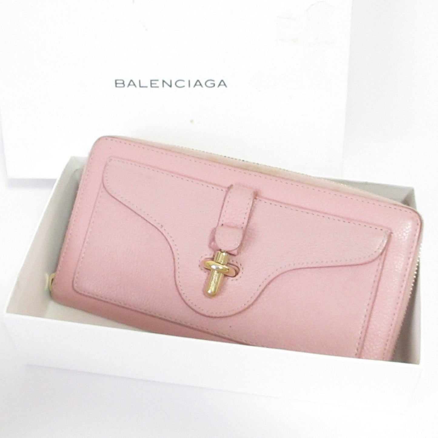 Balenciaga Pink Long Wallet (Bi-Fold) (Pre-Owned)