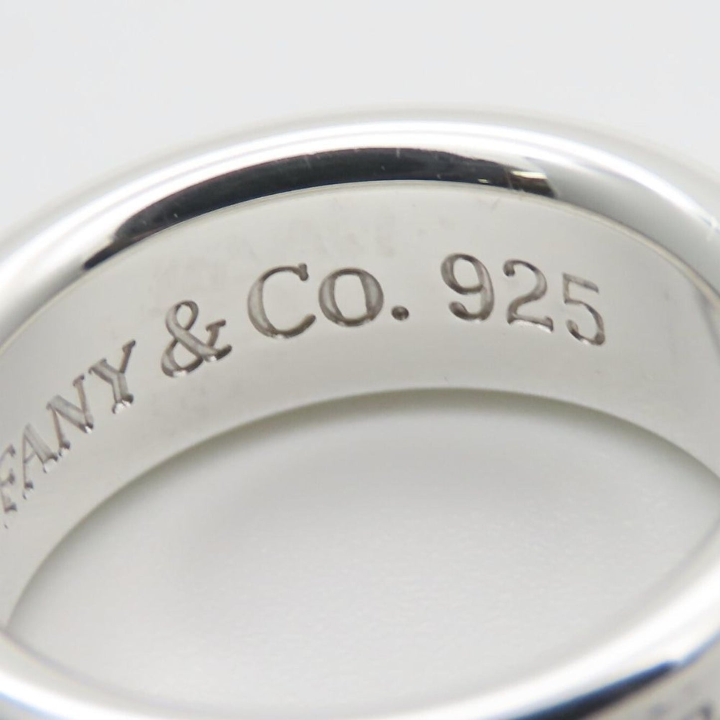 Tiffany Silver Silver 925 Band Ring (Pre-Owned)