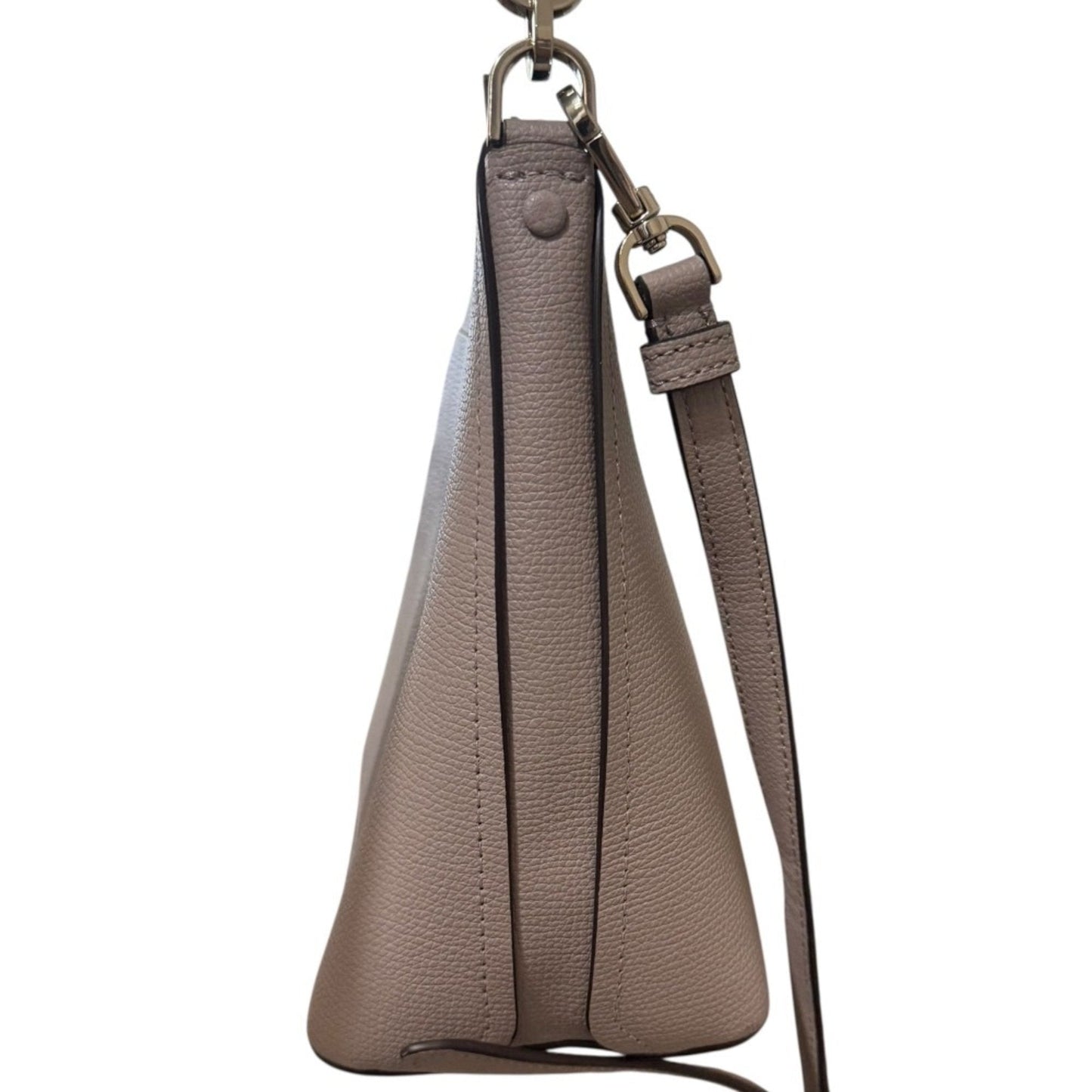 Kate Spade Grayish Leather Handbag Shoulder Bag (Pre-Owned)