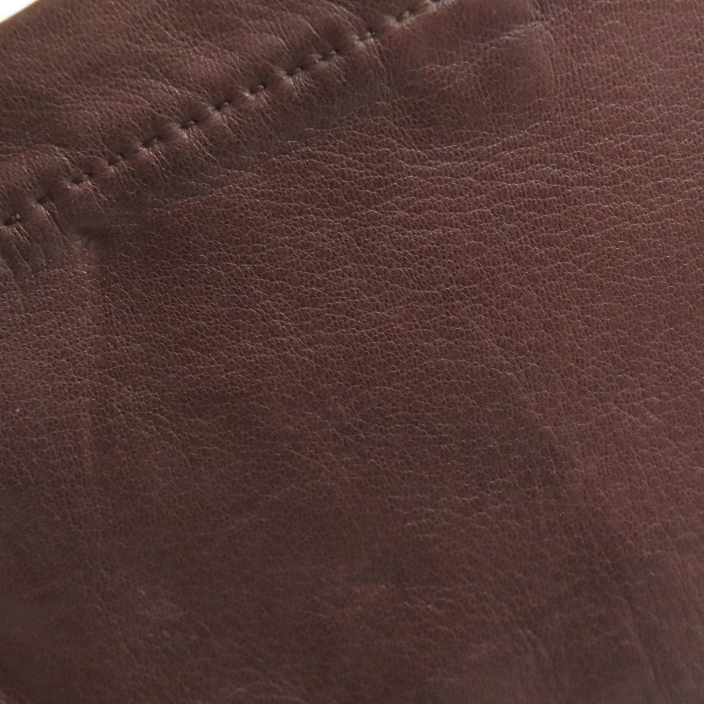 Hermes Toudou Brown Leather Shoulder Bag (Pre-Owned)