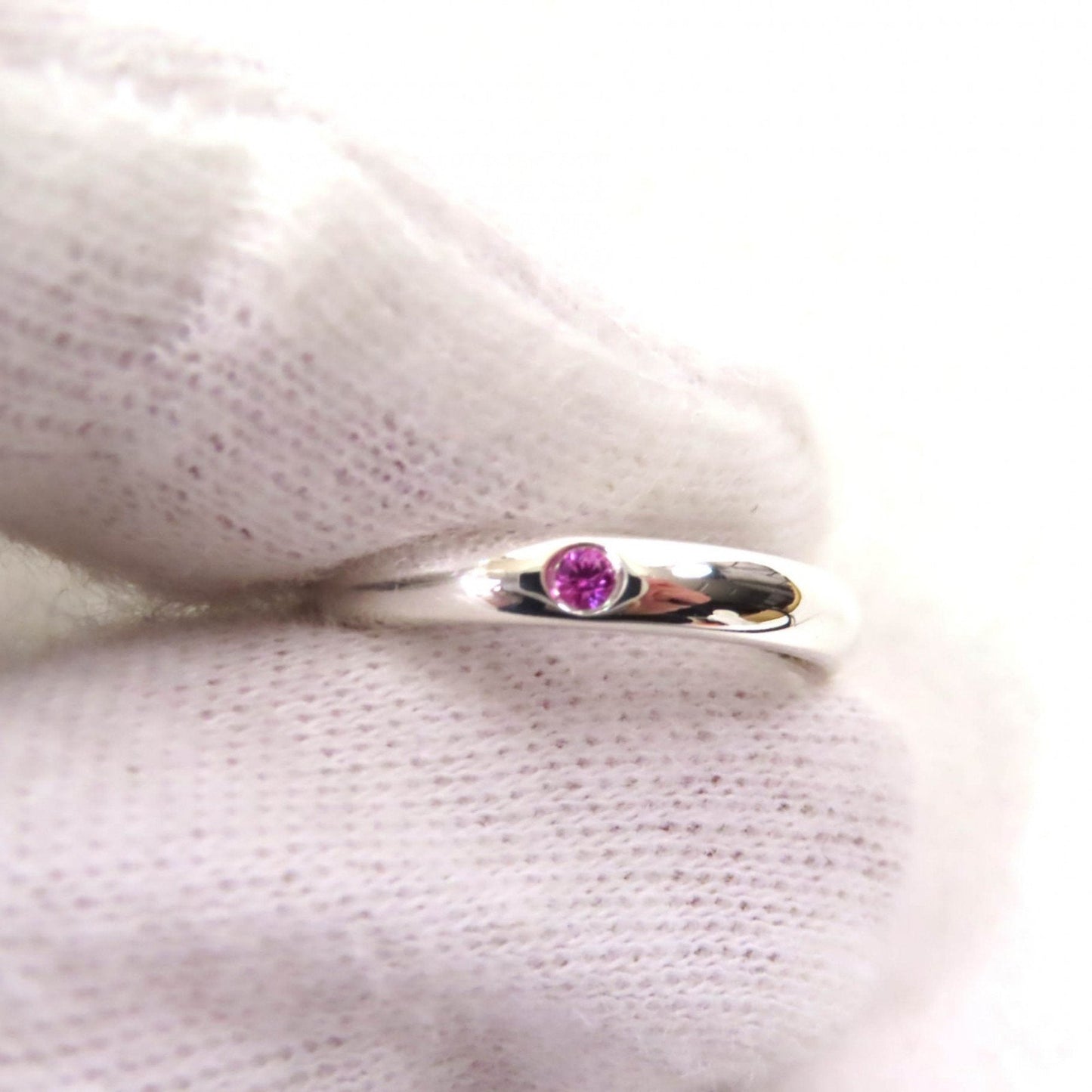 Tiffany Silver Silver 925 Band Ring (Pre-Owned)
