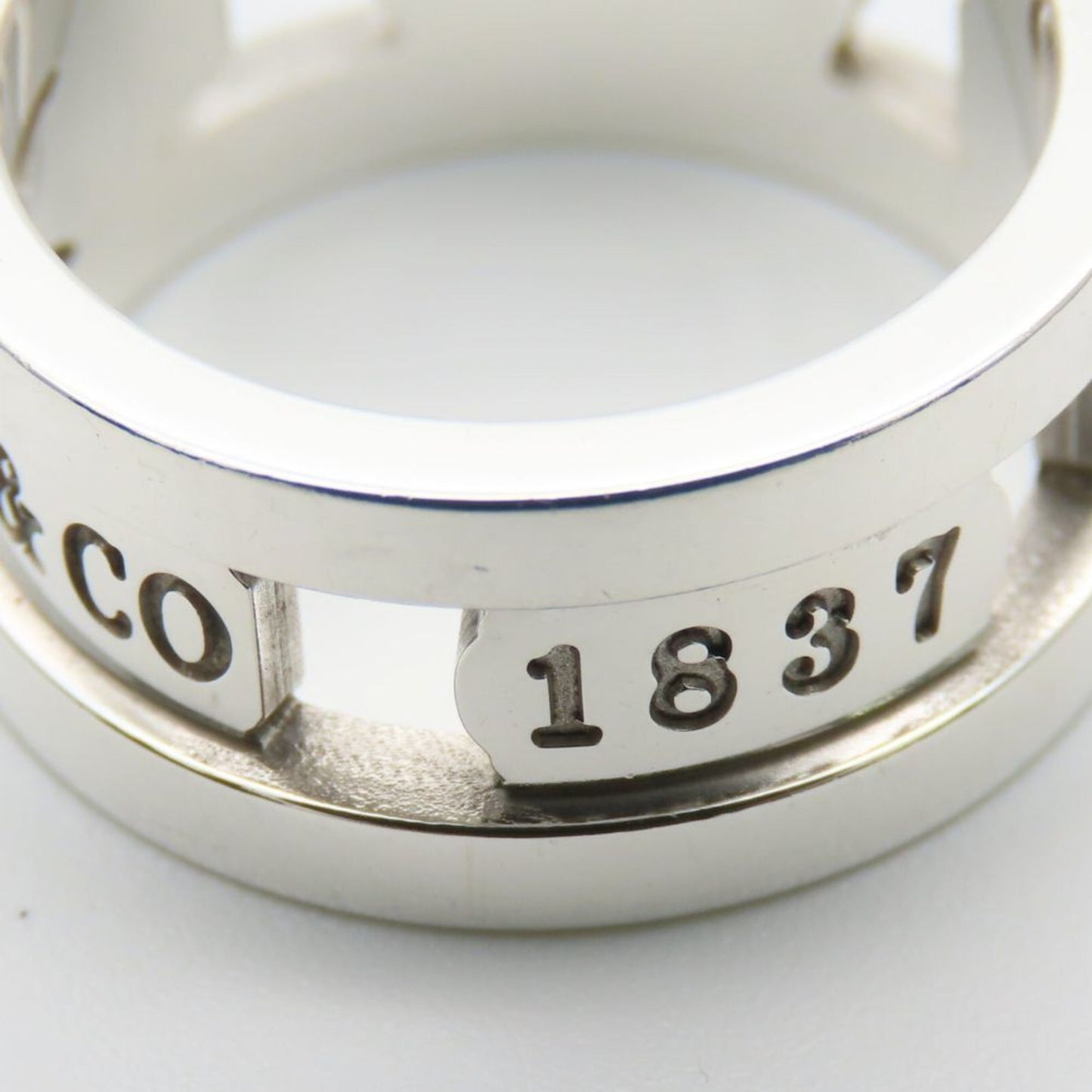 Tiffany Silver Silver 925 Band Ring (Pre-Owned)