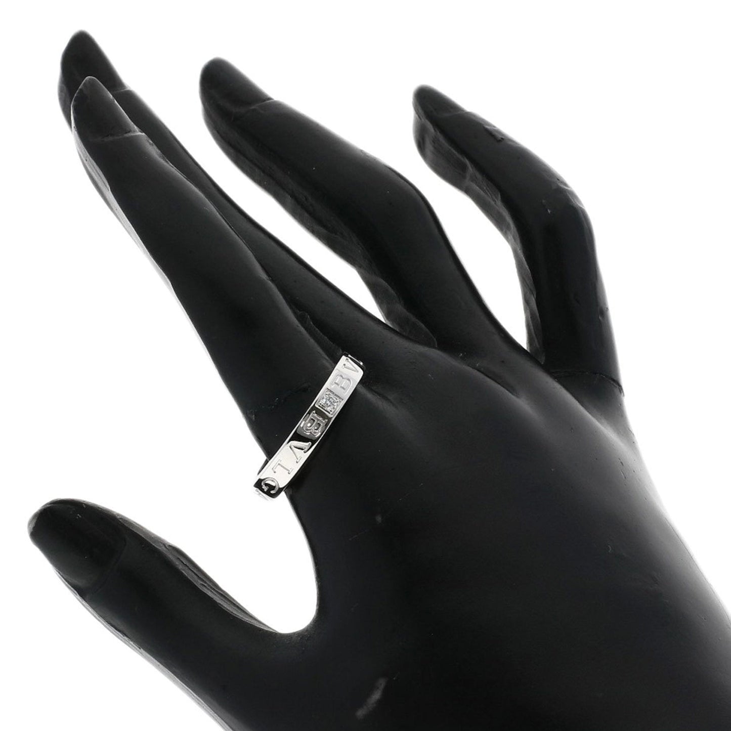 Bvlgari White Gold White Gold (18K) Band Ring (Pre-Owned)