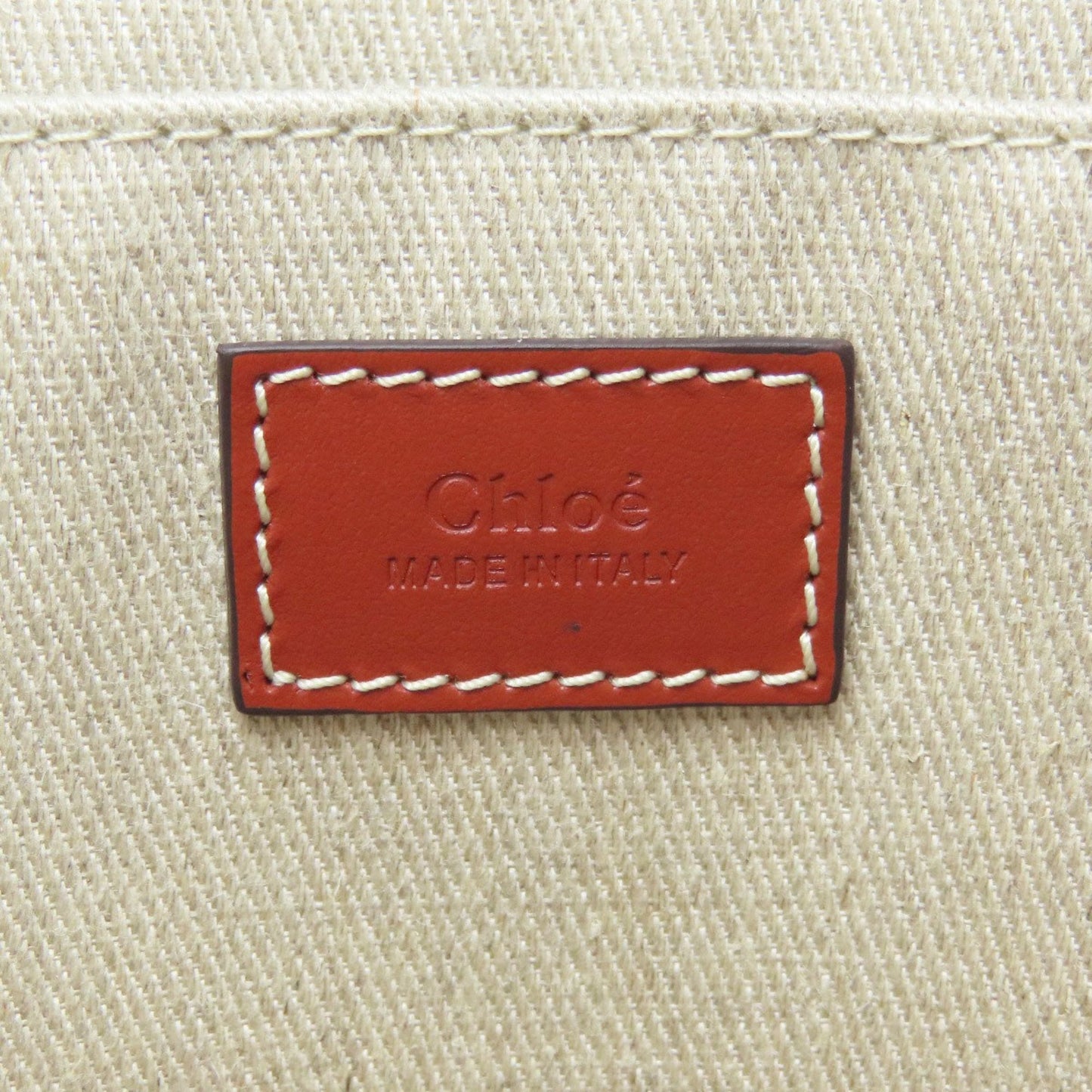 Chlo�� Brown Canvas Tote Bag (Pre-Owned)
