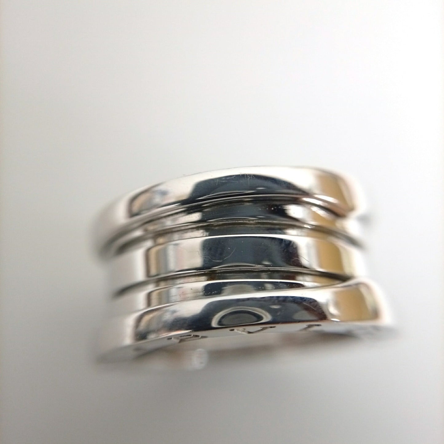 Bvlgari Silver Band Ring (Pre-Owned)