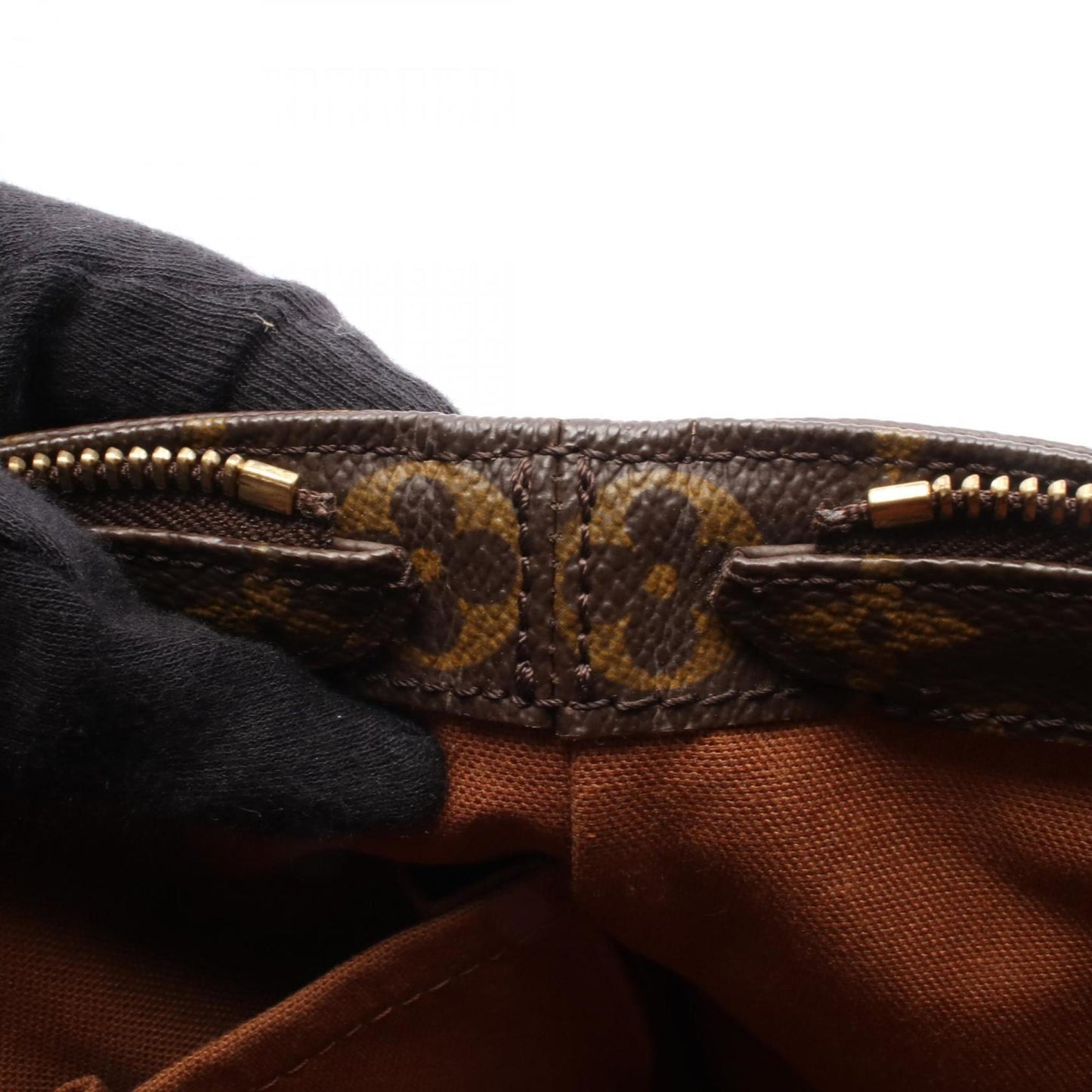 Louis Vuitton Brown Coated Canvas Monogram Pvc Leather Shoulder Bag (Pre-Owned)