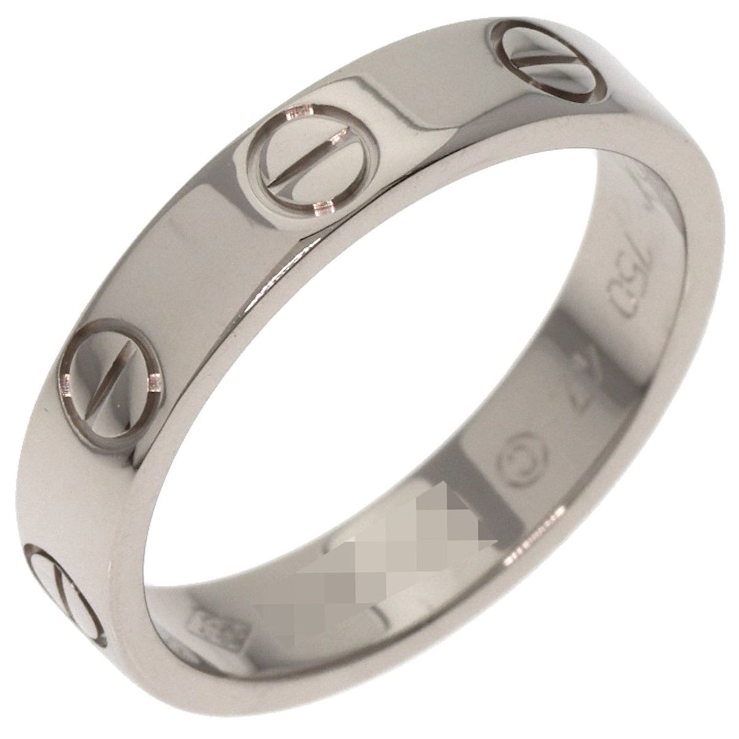 Cartier White Gold White Gold (18K) Band Ring (Pre-Owned)