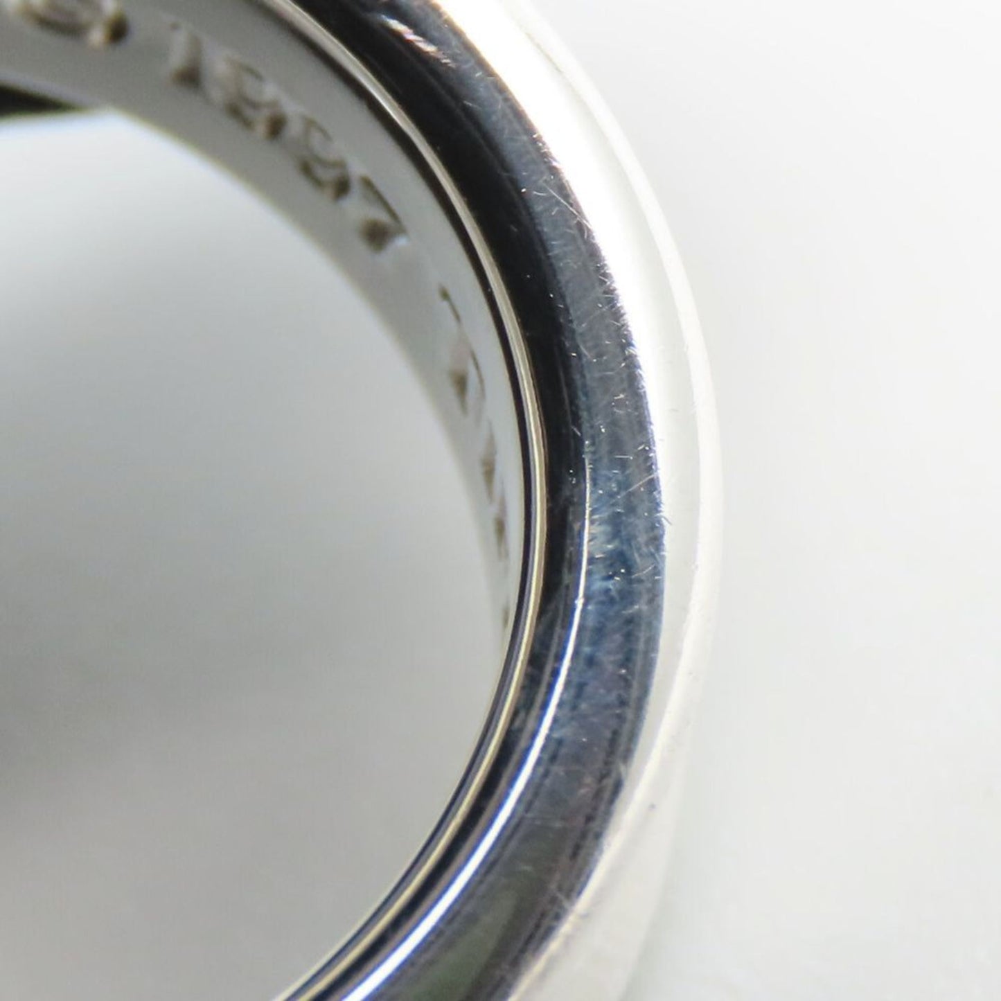 Tiffany Silver Silver 925 Band Ring (Pre-Owned)