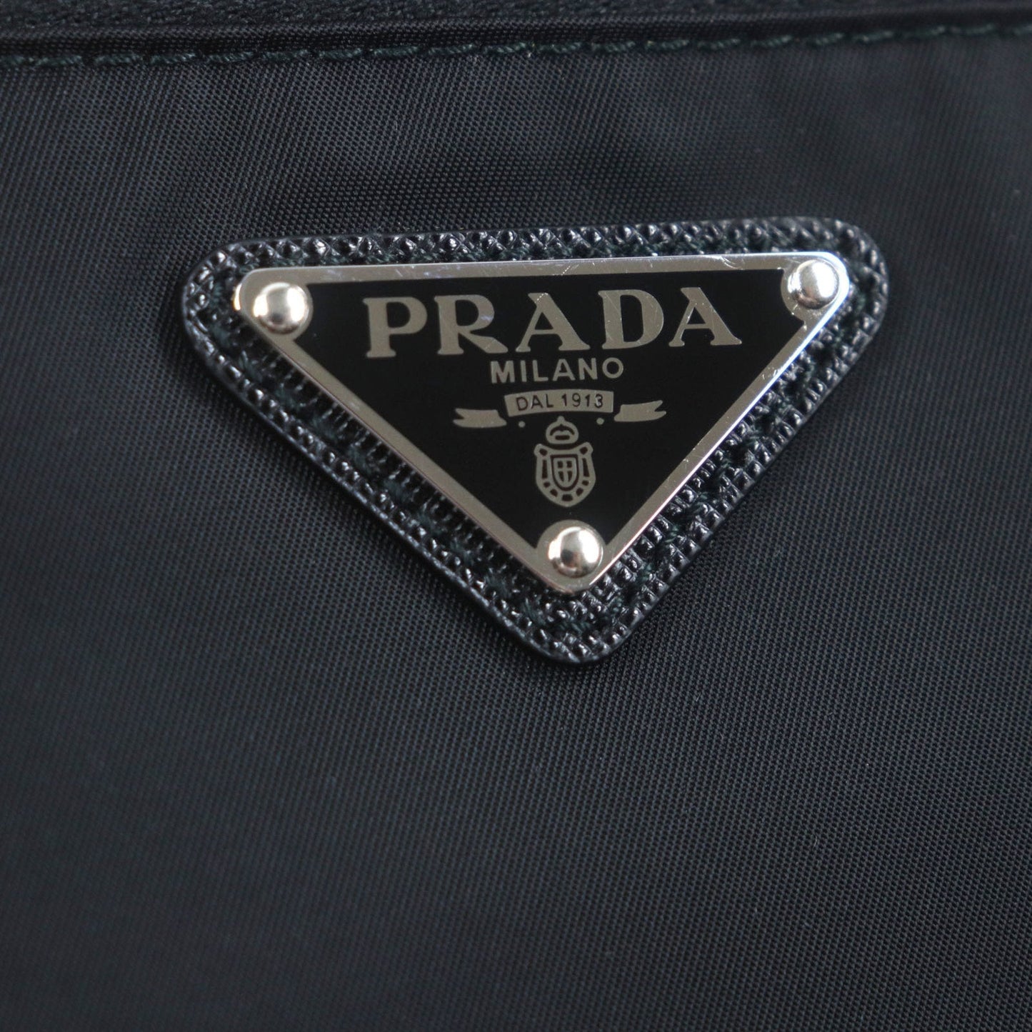 Prada Black Nylon Saffiano Shoulder Bag (Pre-Owned)