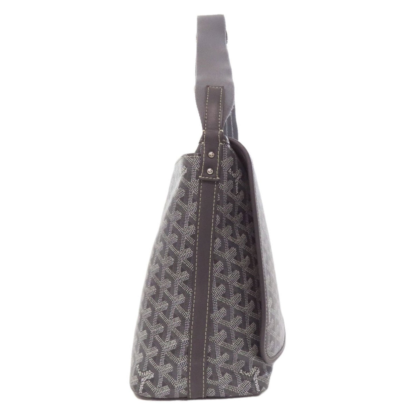 Goyard Gray Coated Canvas Shoulder Bag (Pre-Owned)