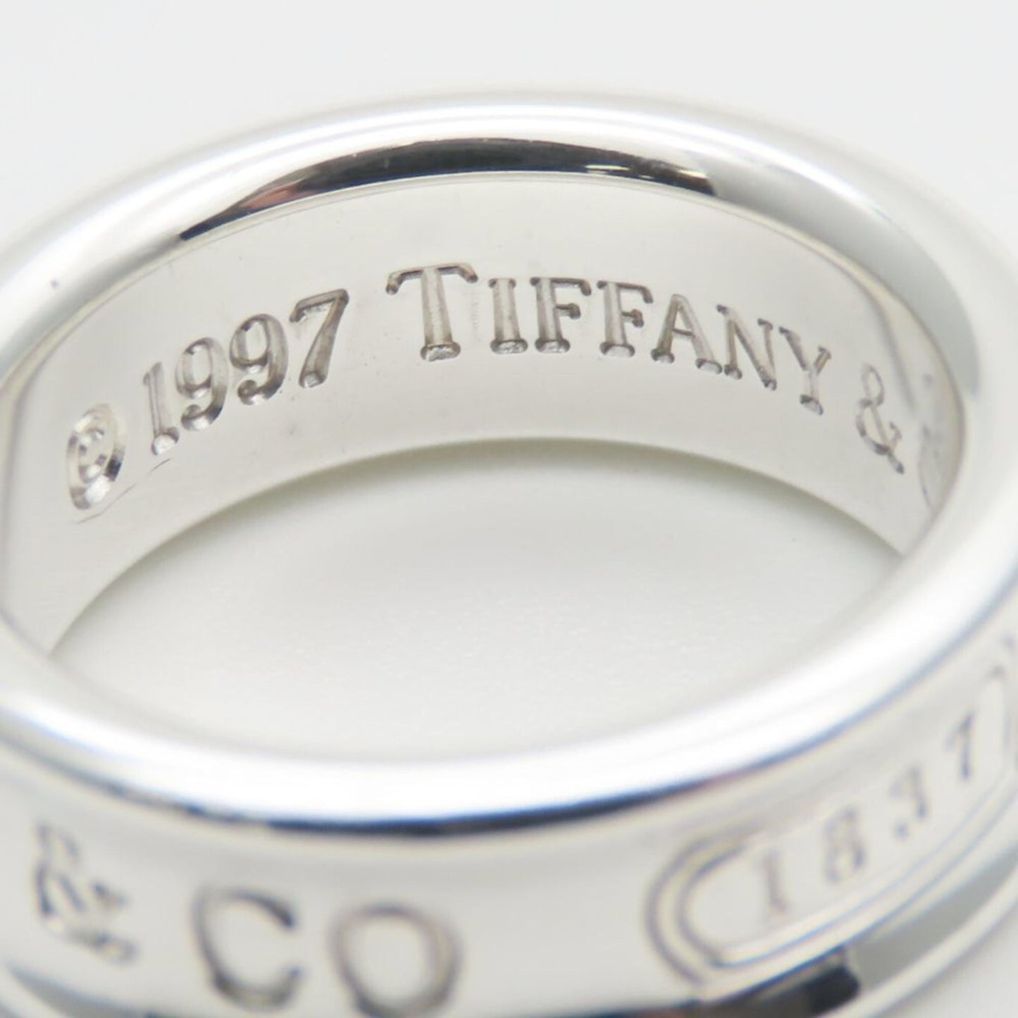Tiffany Silver Silver 925 Band Ring (Pre-Owned)