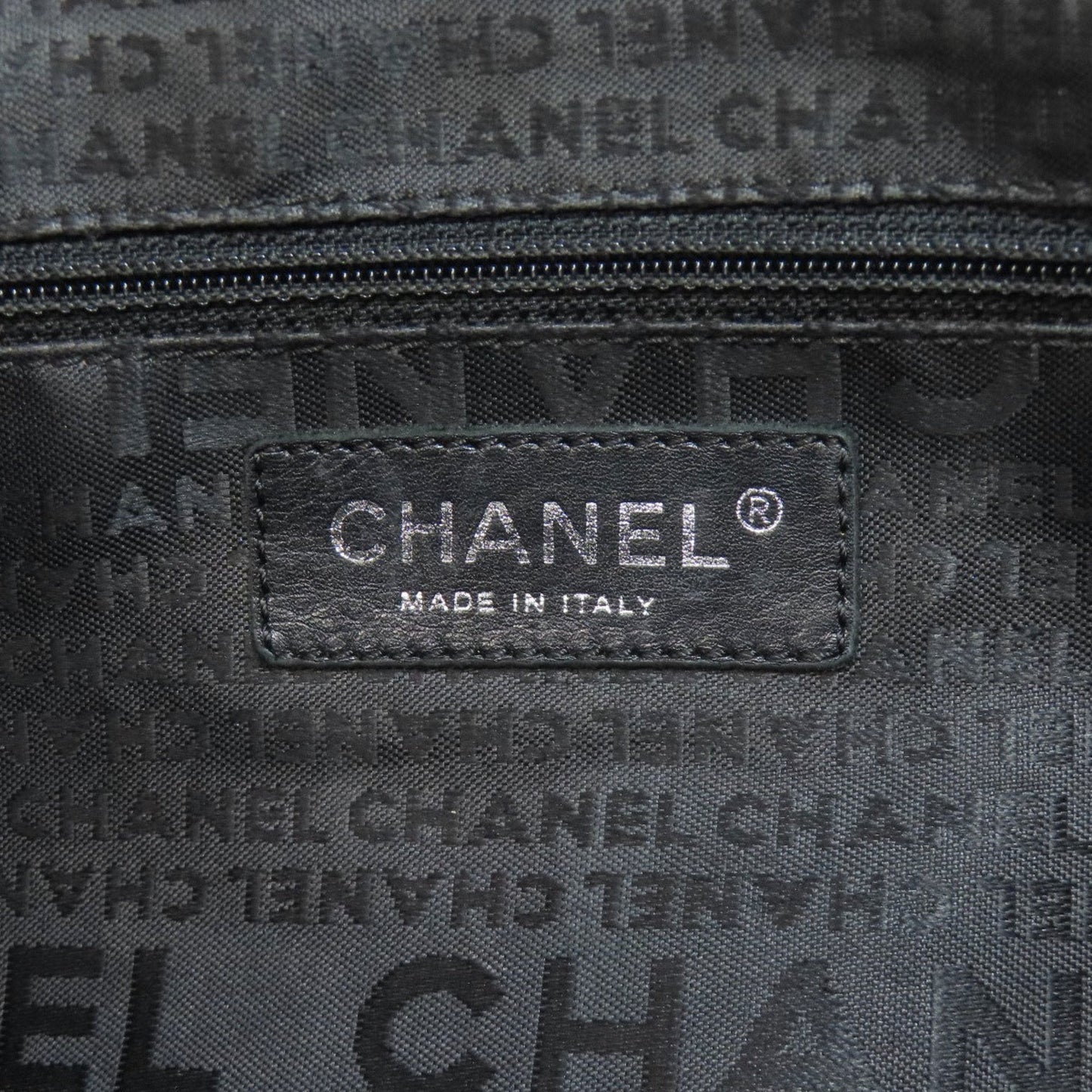 Chanel Black Leather Boston Bag (Pre-Owned)