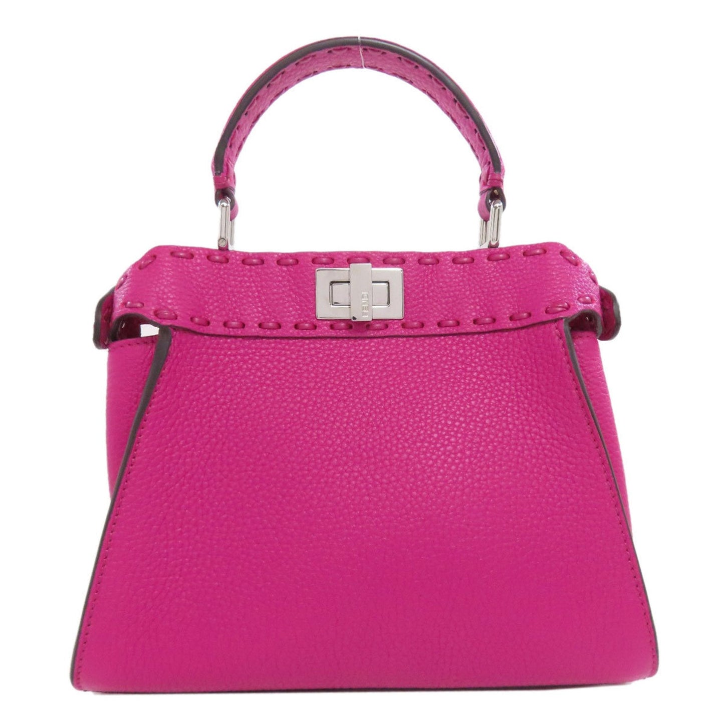 Fendi Pink Leather Handbag (Pre-Owned)