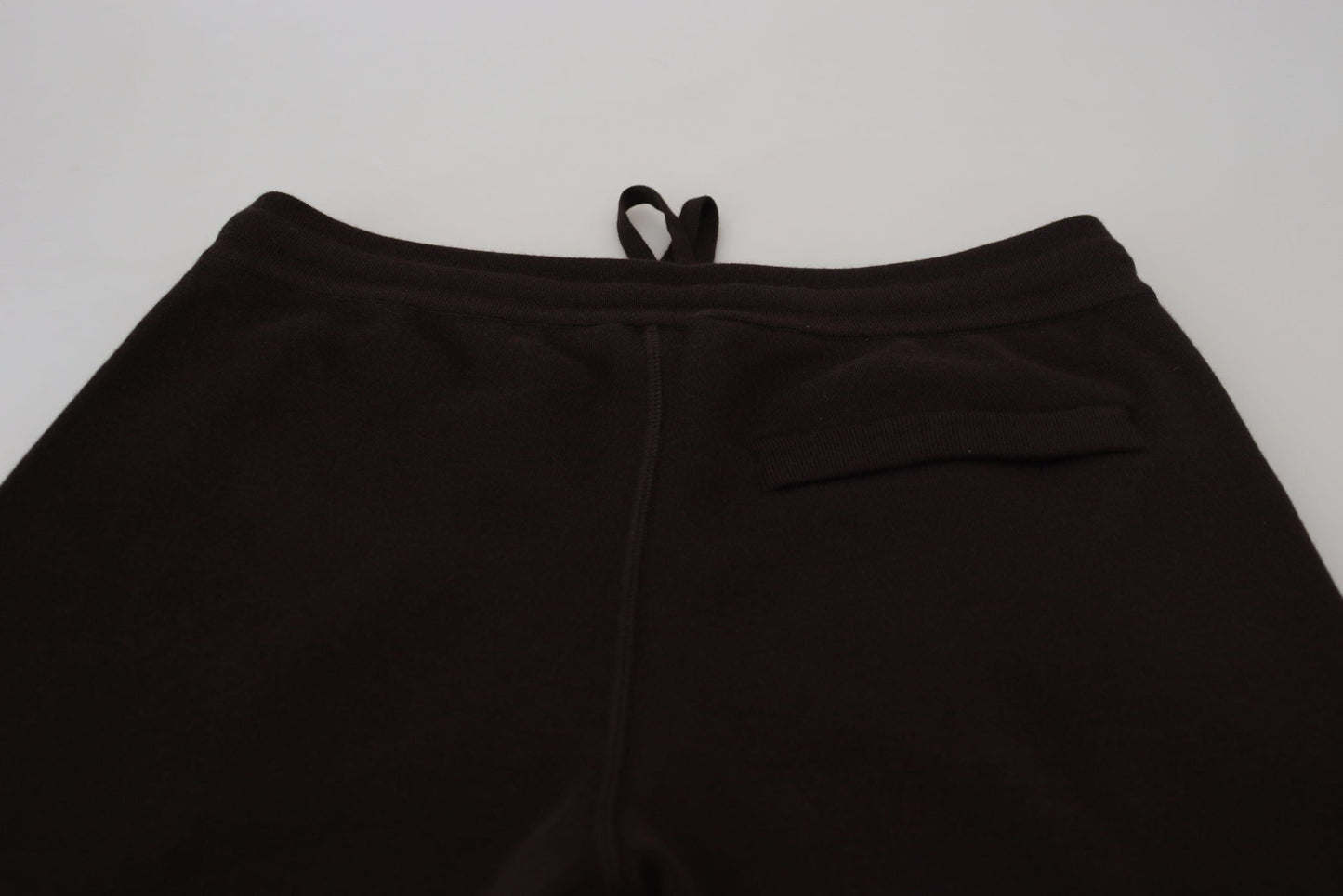 Dolce & Gabbana Brown Cashmere Trousers Bottoms Drawstring Men's Pants