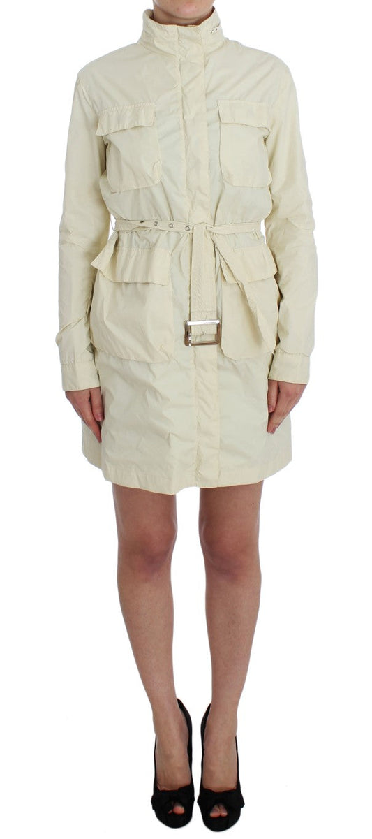 P.A.R.O.S.H. Beige Weather Proof Trench Jacket Women's Coat