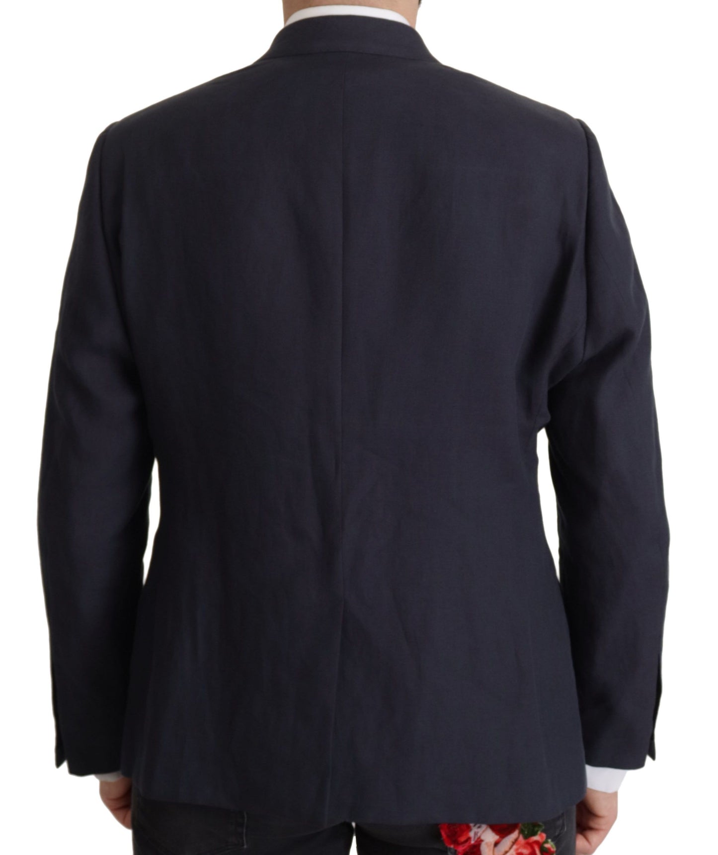 Dolce & Gabbana Dark Blue ALTA SARTORIA Jacket Coat Men's Blazer