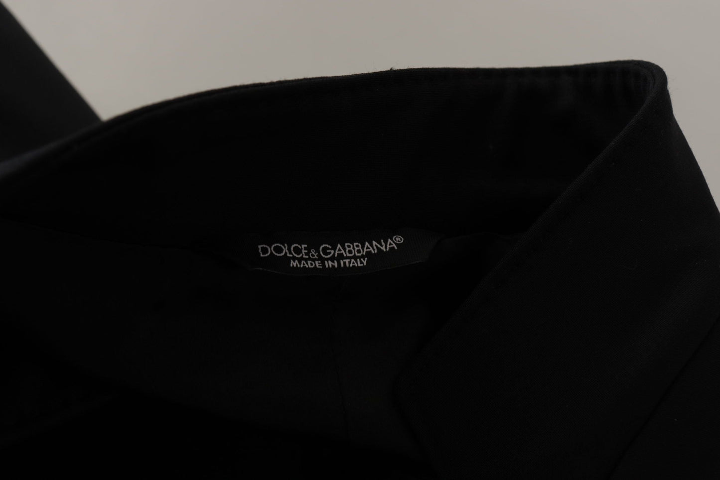 Dolce & Gabbana Black Wool Single Breasted Coat Men Men's Blazer