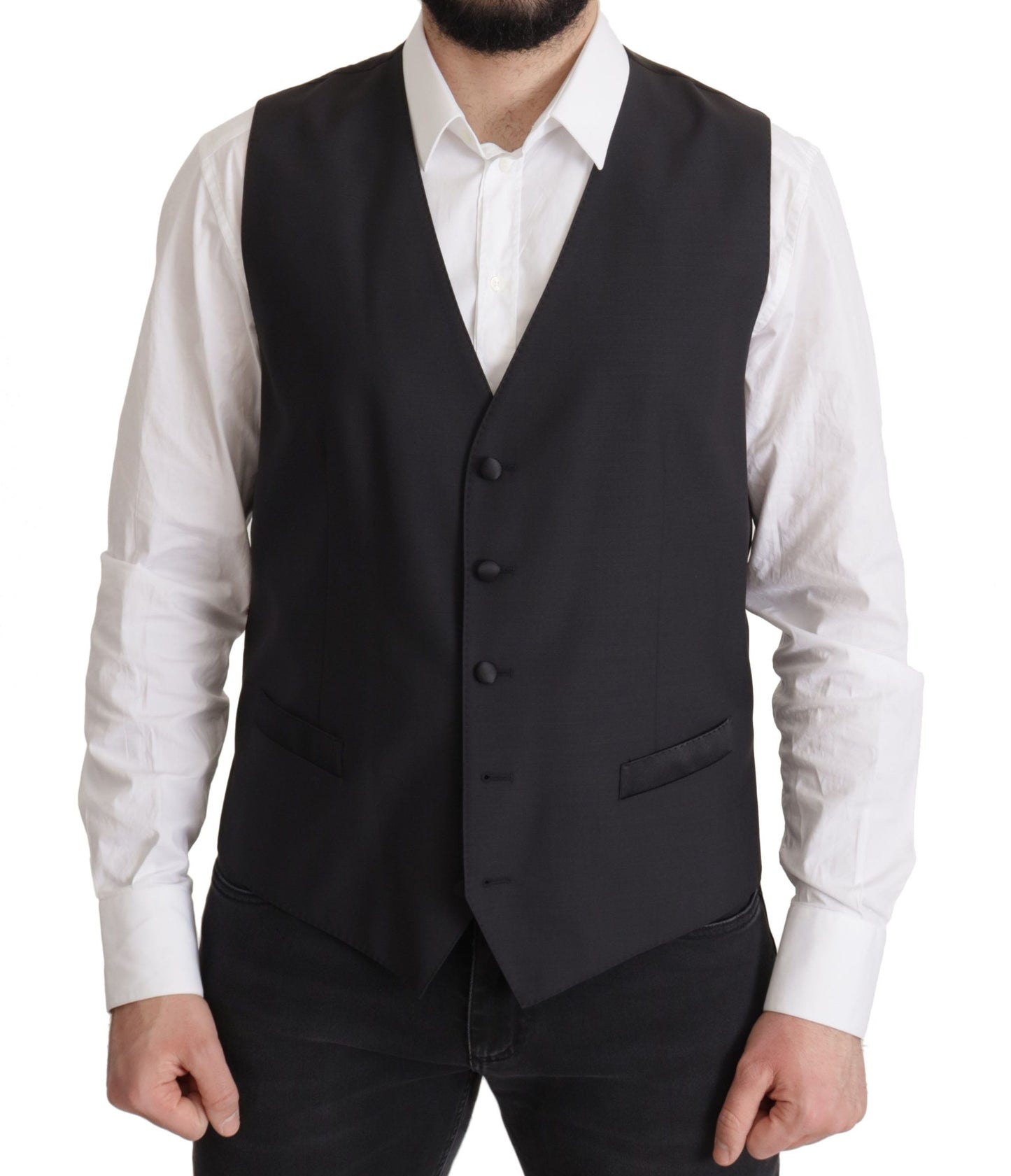 Dolce & Gabbana Dark Blue Single Breasted MARTINI Men's Blazer