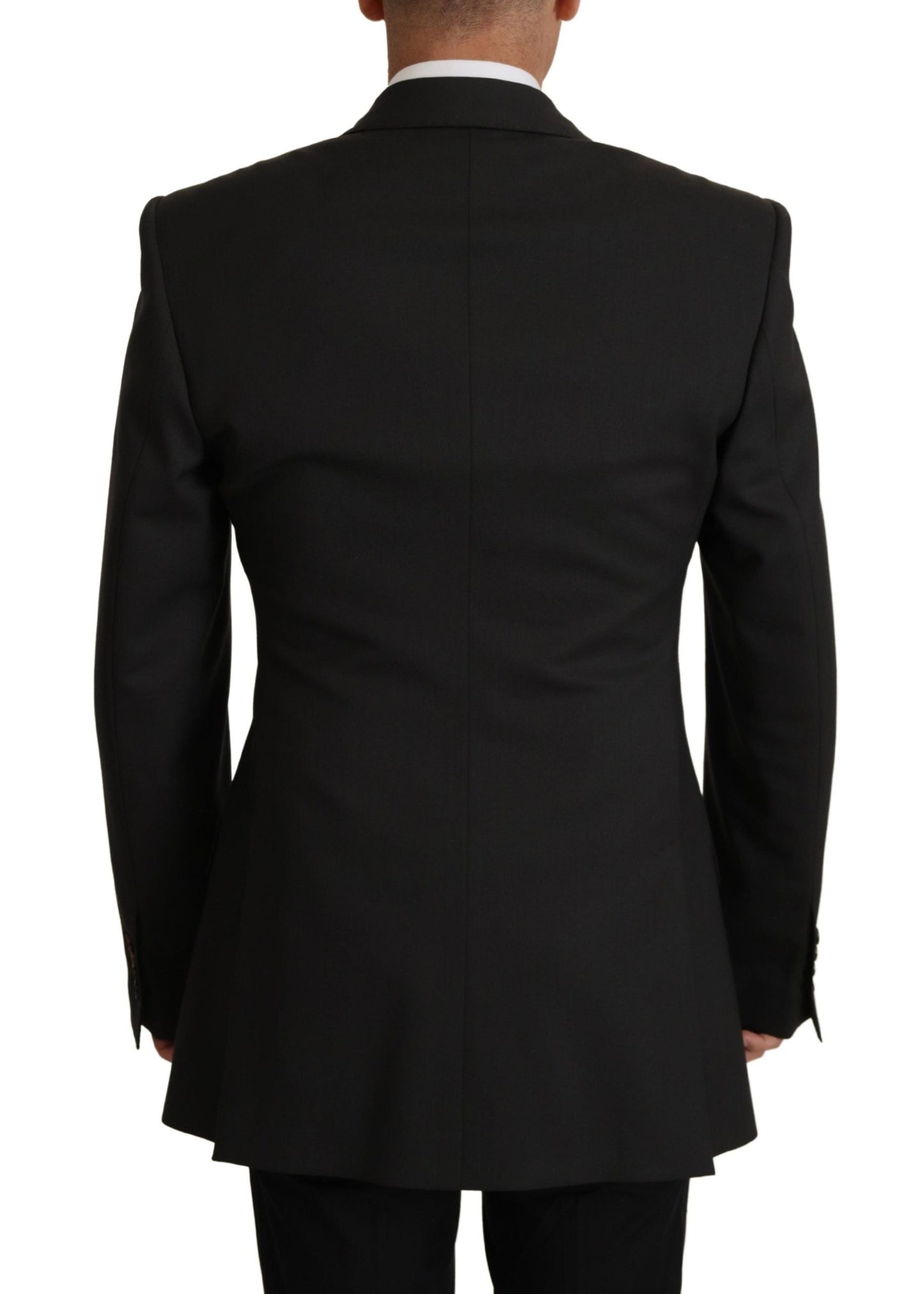Dolce & Gabbana Black Wool Single Breasted Blazer Men's v
