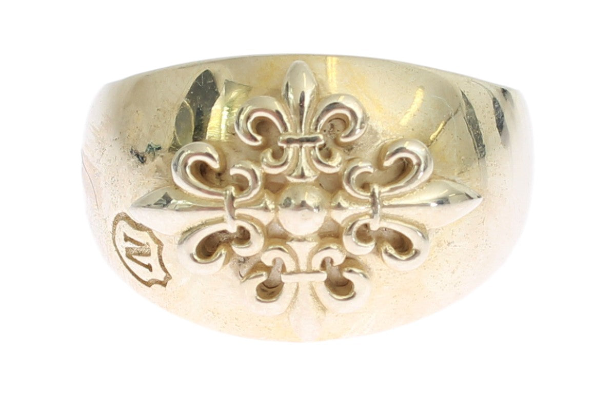 Nialaya Silver Crest 925 Sterling Men's Ring