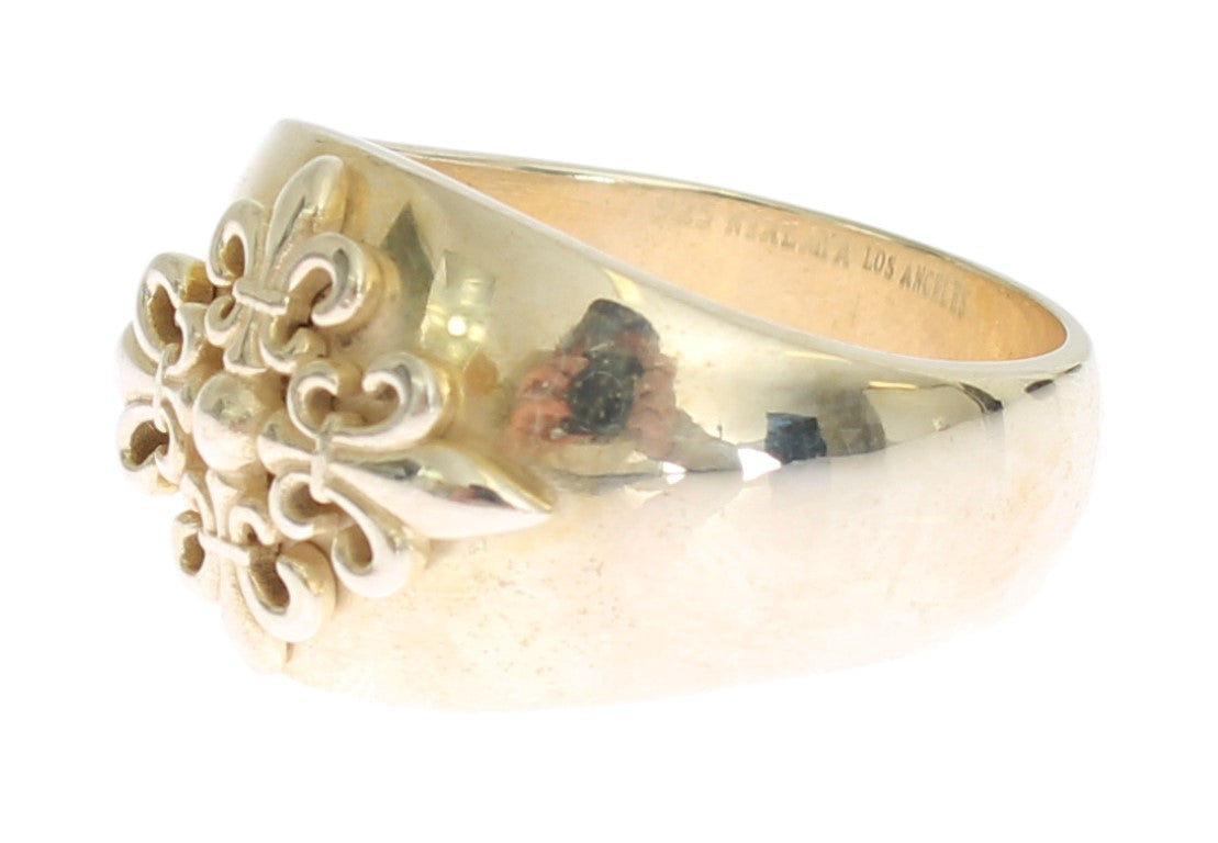 Nialaya Silver Crest 925 Sterling Men's Ring