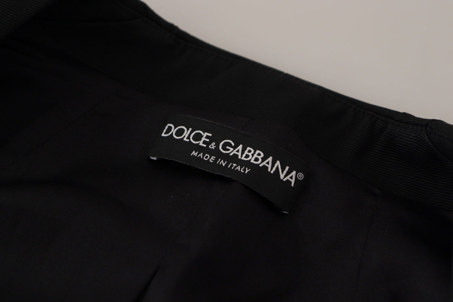 Dolce & Gabbana Black Slim Fit Long Sleeves Snap Women's Jacket