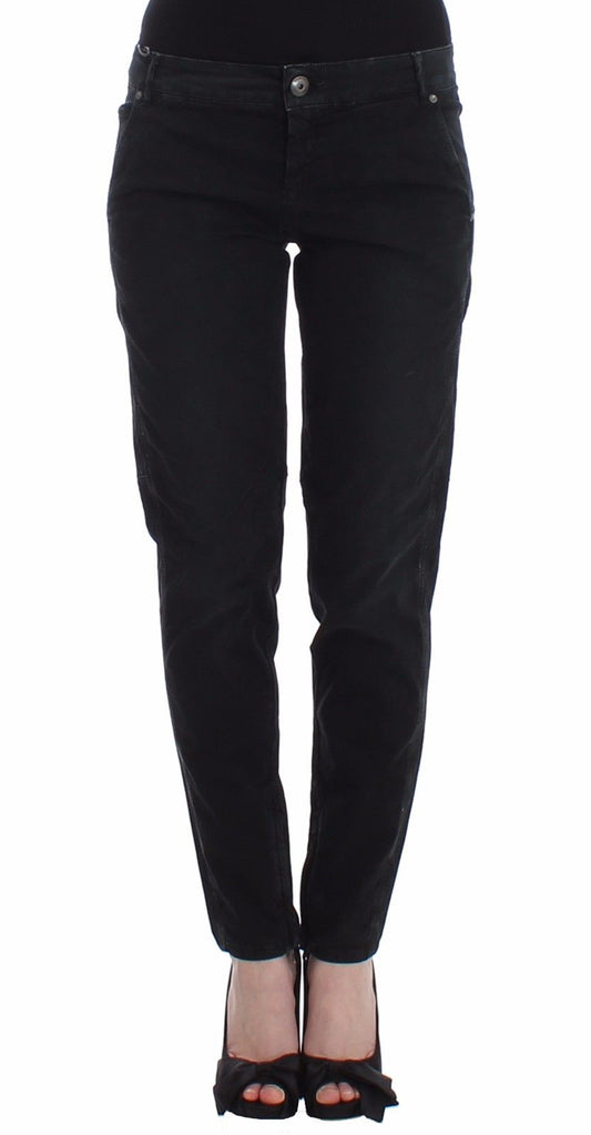Ermanno Scervino Blue Slim Jeans Denim Pants Skinny Leg Women's Straight