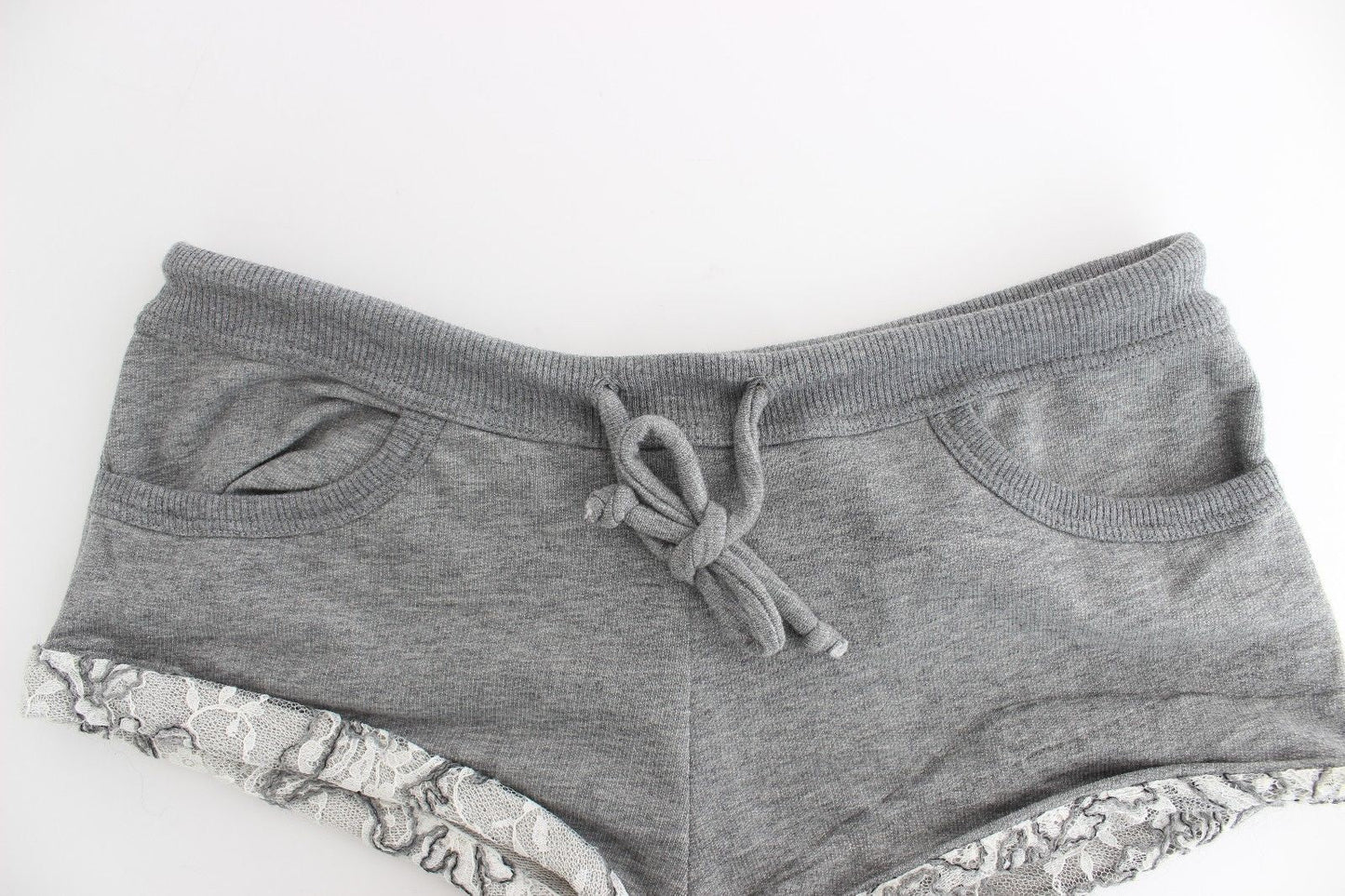 Ermanno Scervino Lingerie Gray Mini Shorts Sleepwear Women's Hotpants