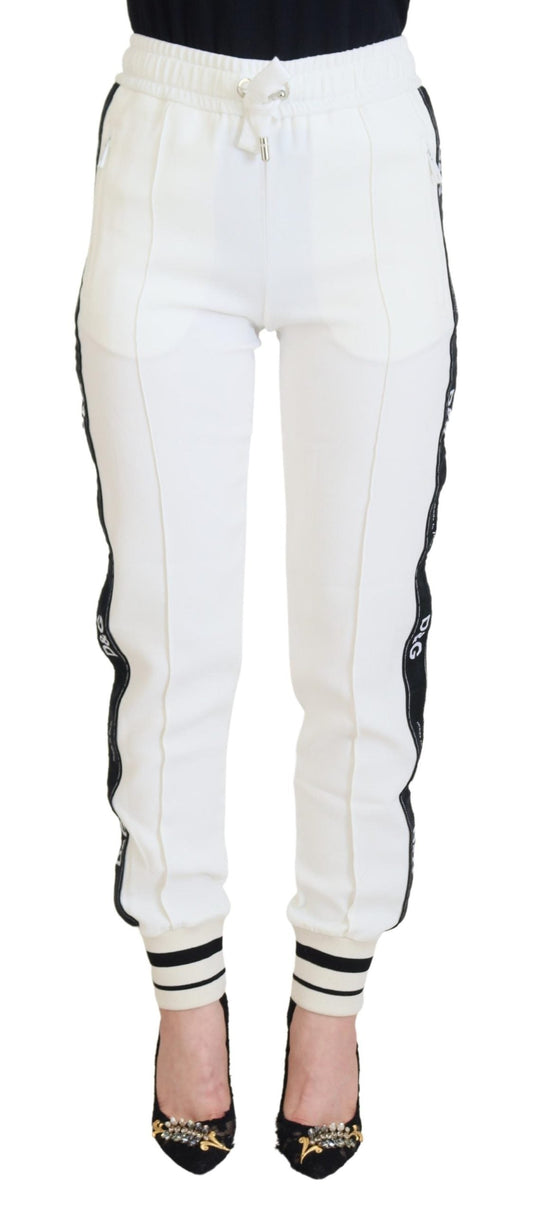Dolce & Gabbana White DG Logo SweatWomen's Women's Pants