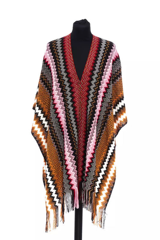 Missoni Multicolor Wool Women Women's Poncho