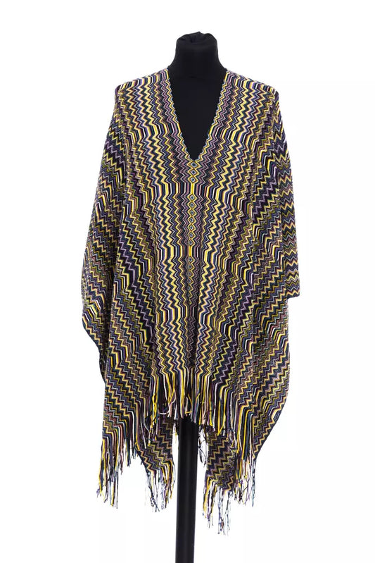 Missoni Multicolor Wool Women Women's Poncho