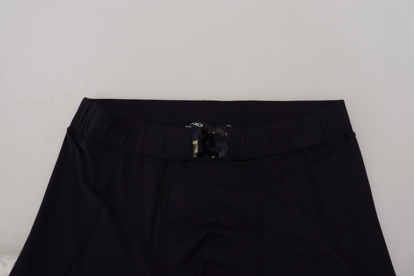 Dolce & Gabbana Black Nylon Slim Fit Stretch Men's Pants
