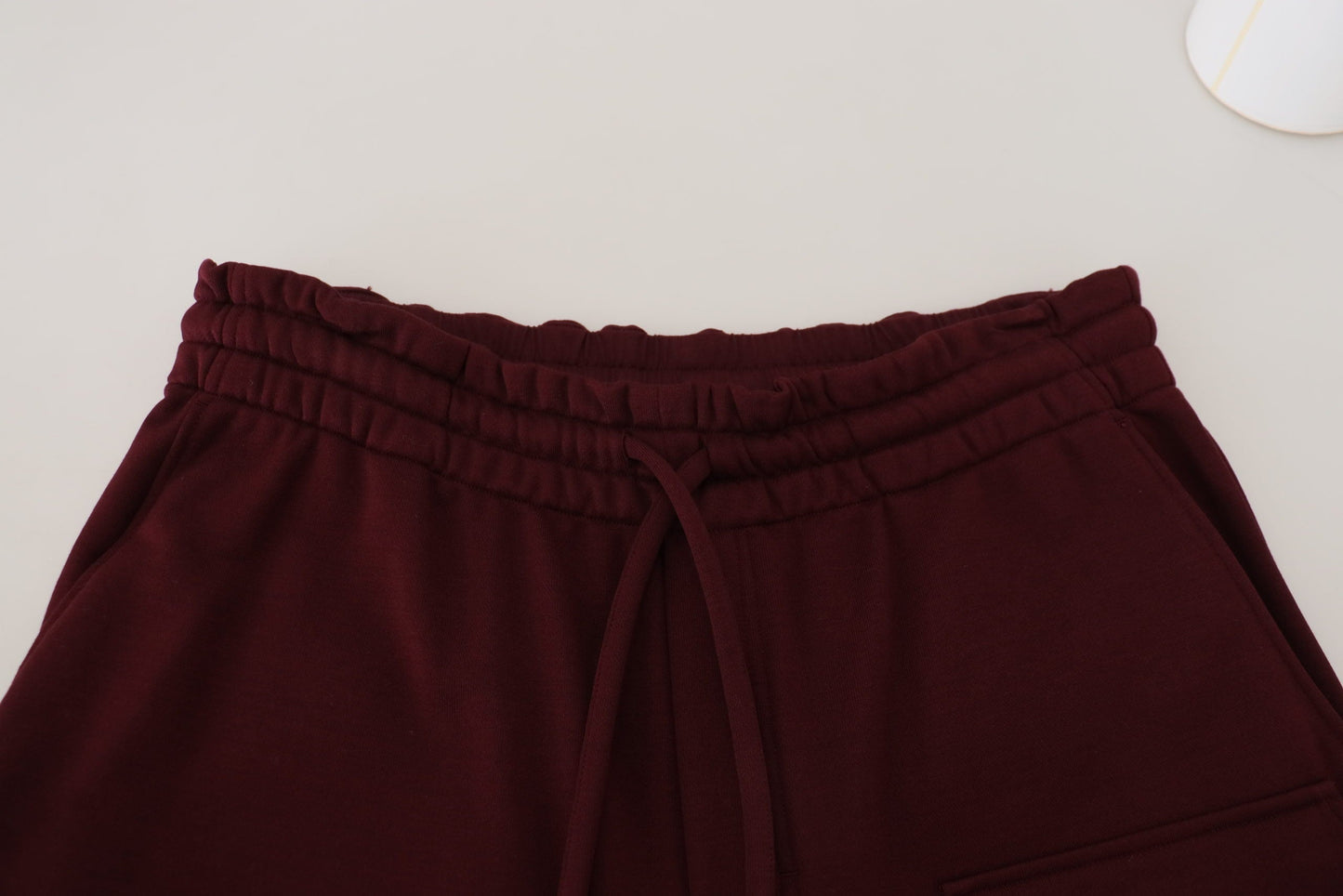 Dolce & Gabbana Maroon Bermuda Cargo Men Men's Shorts