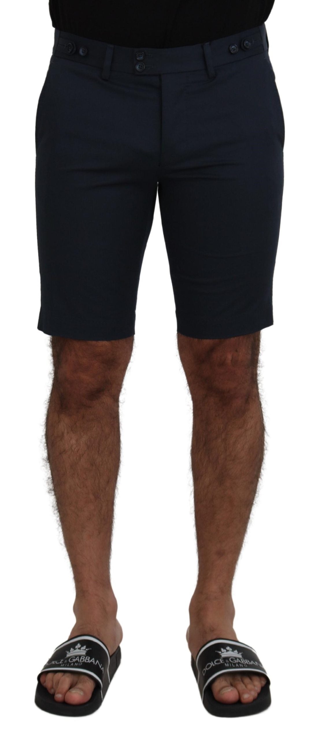 Dolce & Gabbana Blue Bermuda Low Waist Men Men's Shorts