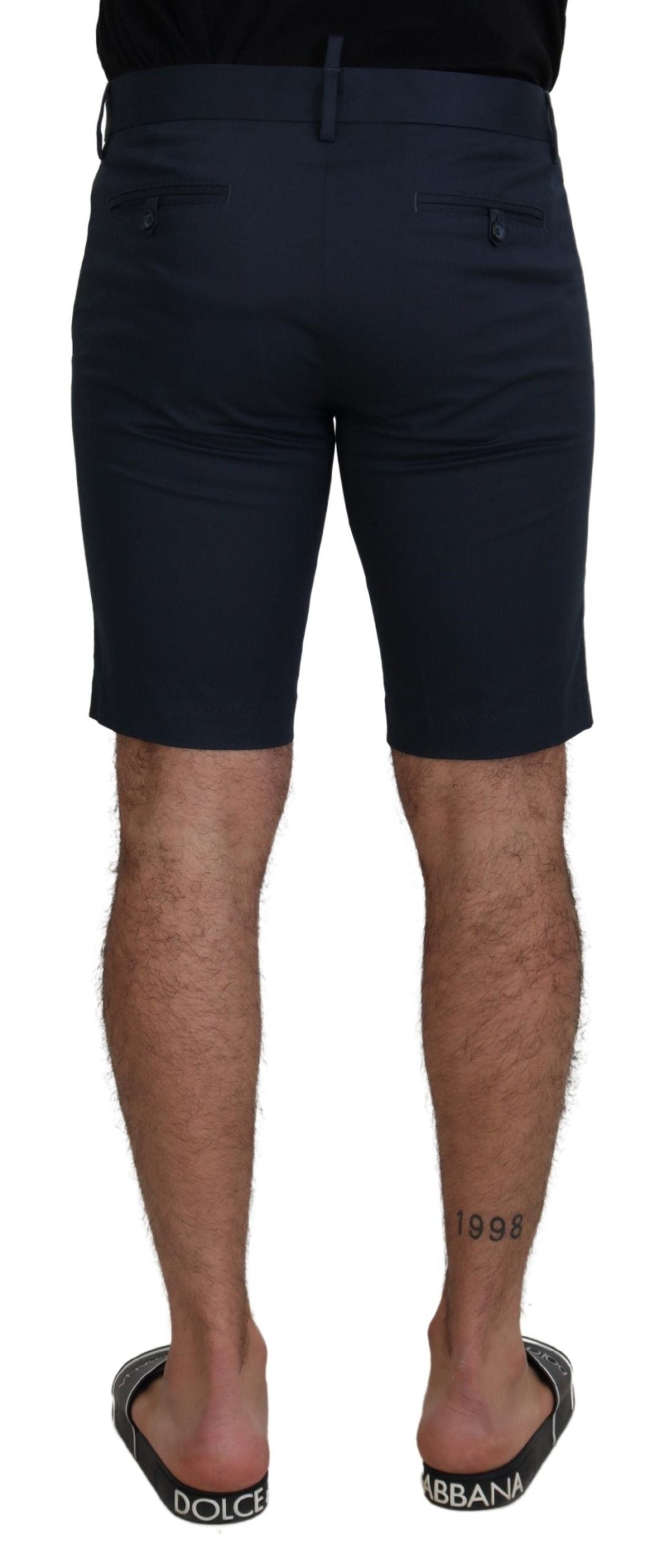 Dolce & Gabbana Blue Bermuda Low Waist Men Men's Shorts