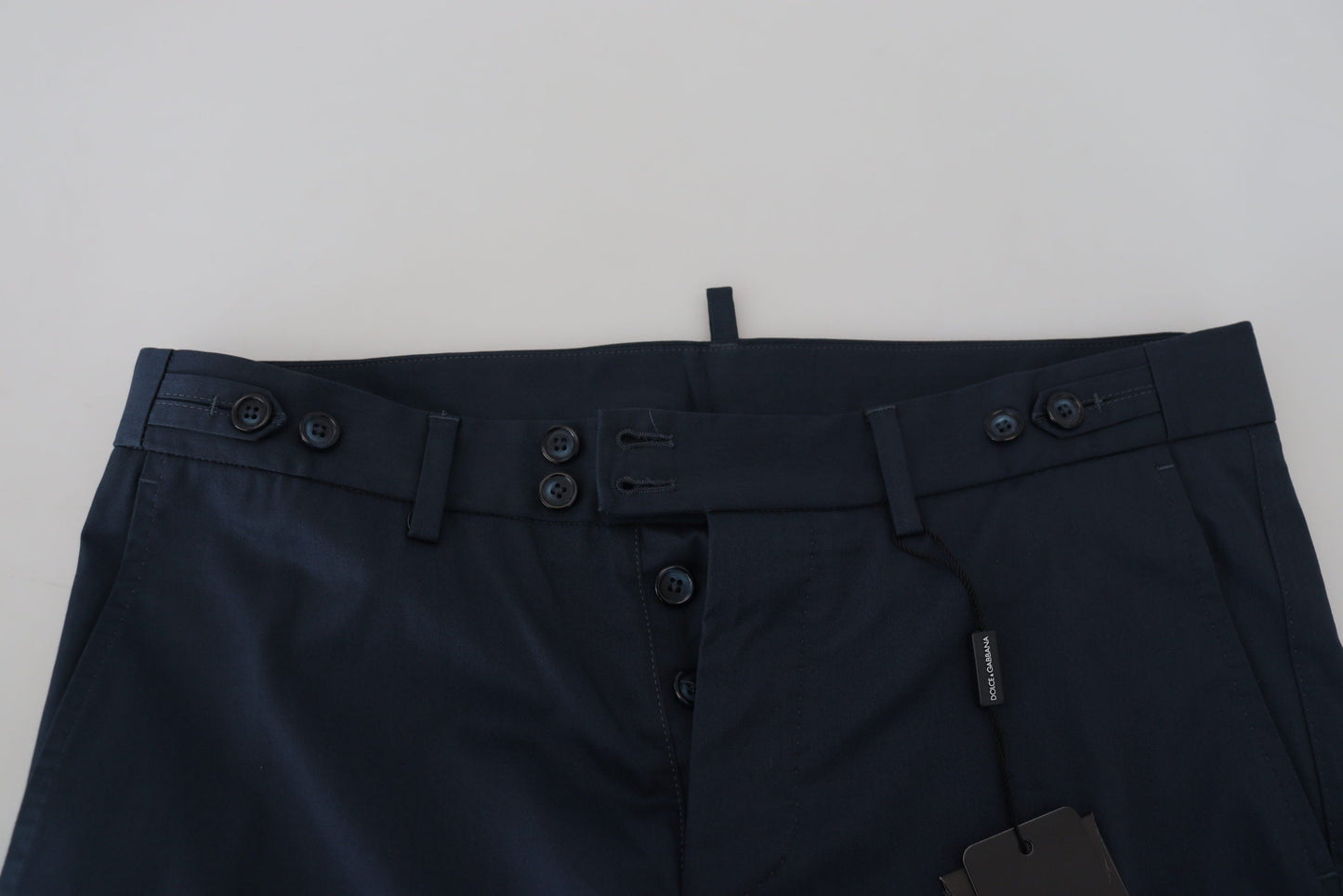 Dolce & Gabbana Blue Bermuda Low Waist Men Men's Shorts