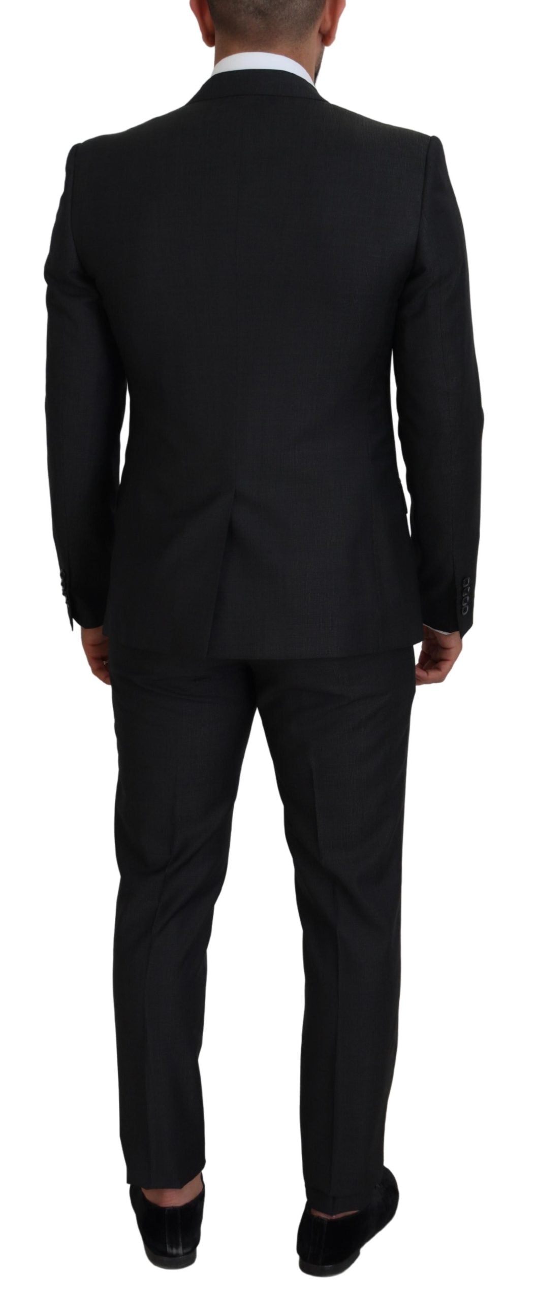 Dolce & Gabbana Gray MARTINI 3 Piece Slim Fit Men's Suit