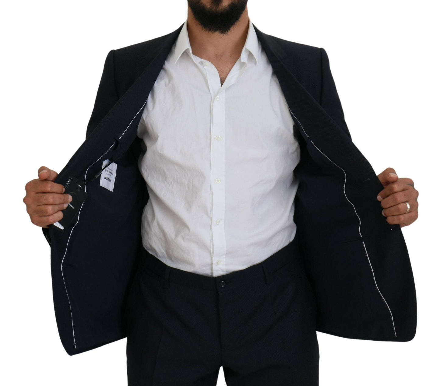 Dolce & Gabbana Blue Single Breasted 2 Piece MARTINI Men's Suit