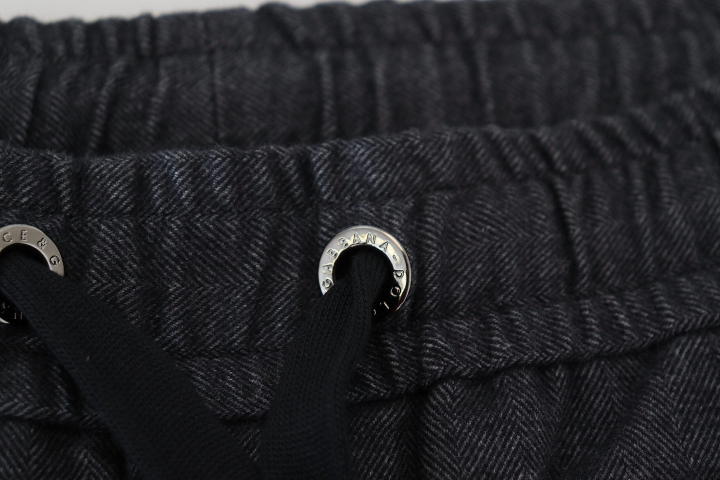 Dolce & Gabbana Grey Cotton Tapered Cotton Men's Pants